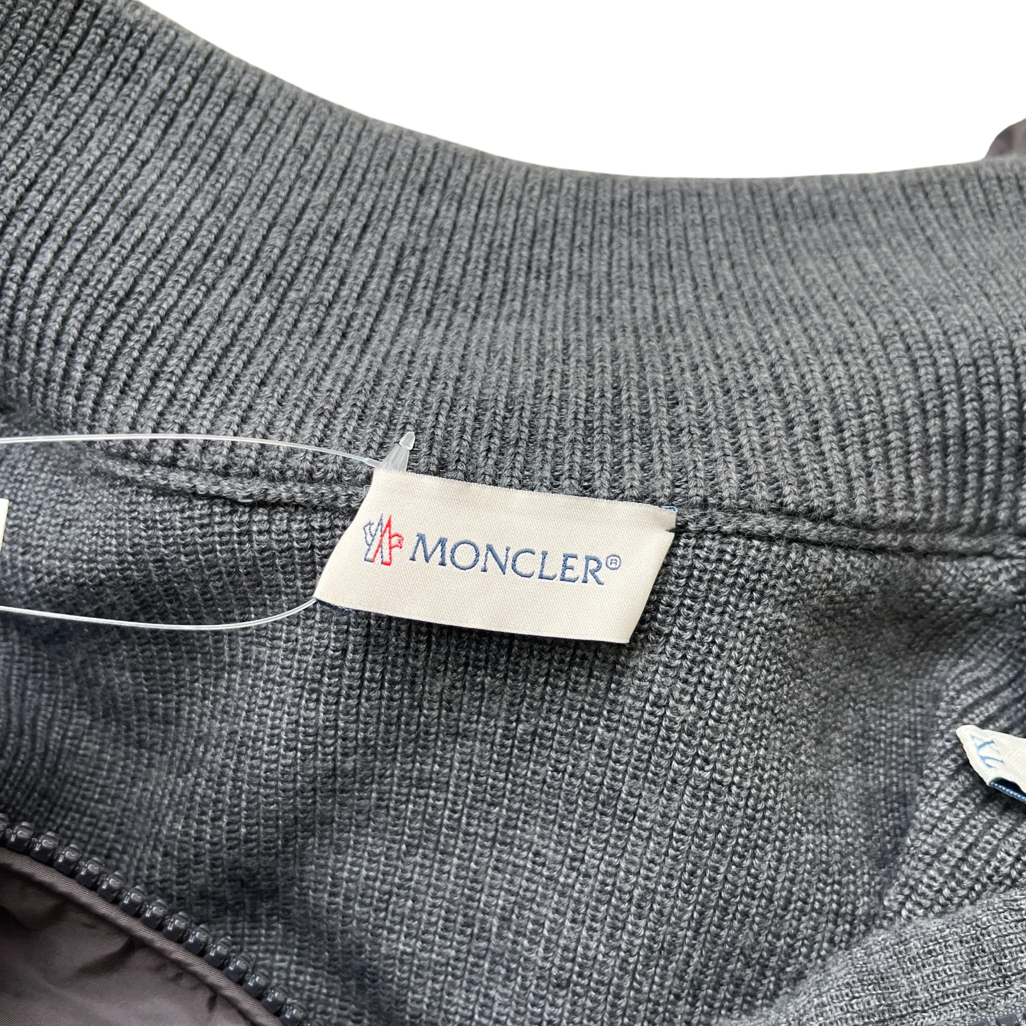 Men's Maglione Tricot Cardigan Grey Size XL