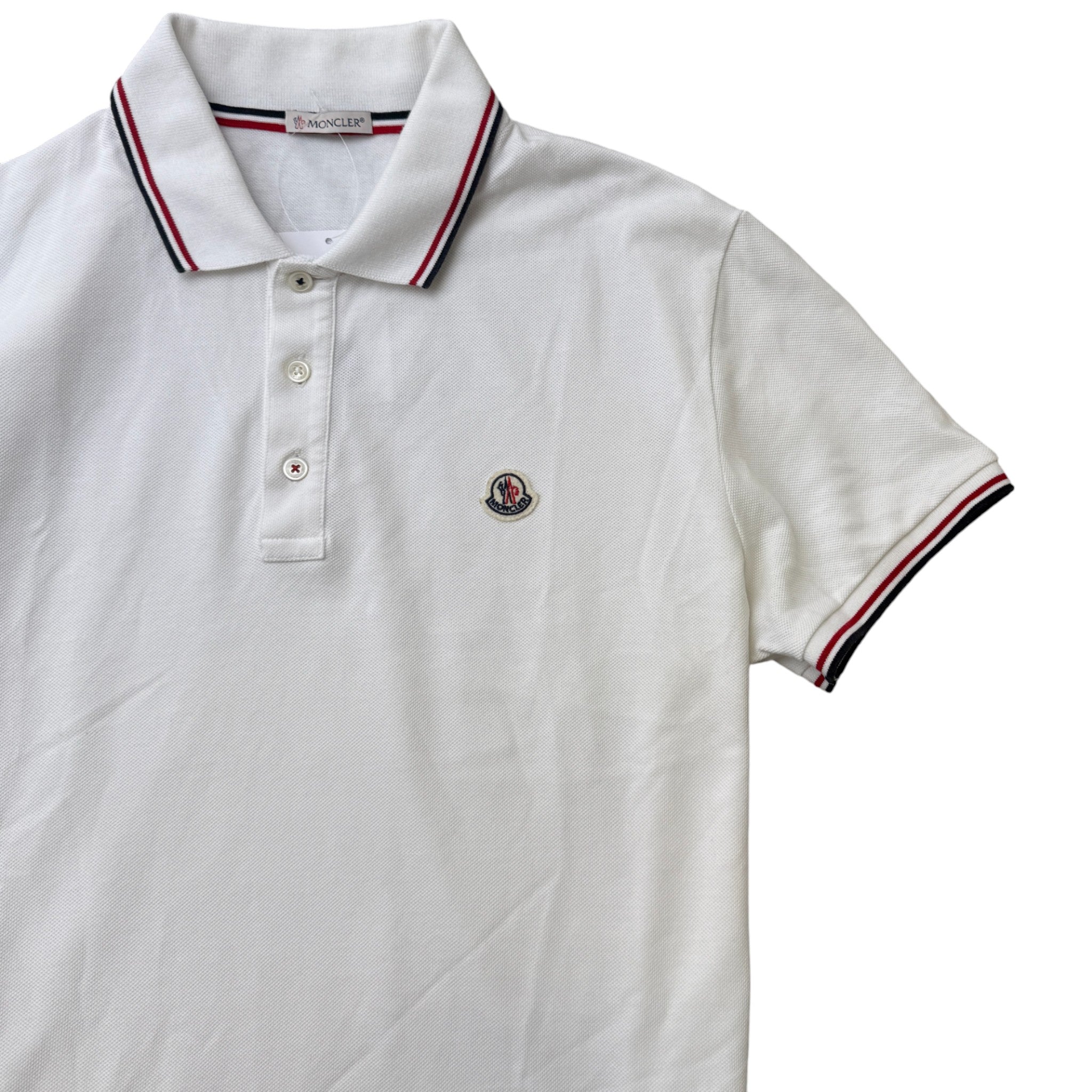 Men's Maglia Polo Shirt White Size L