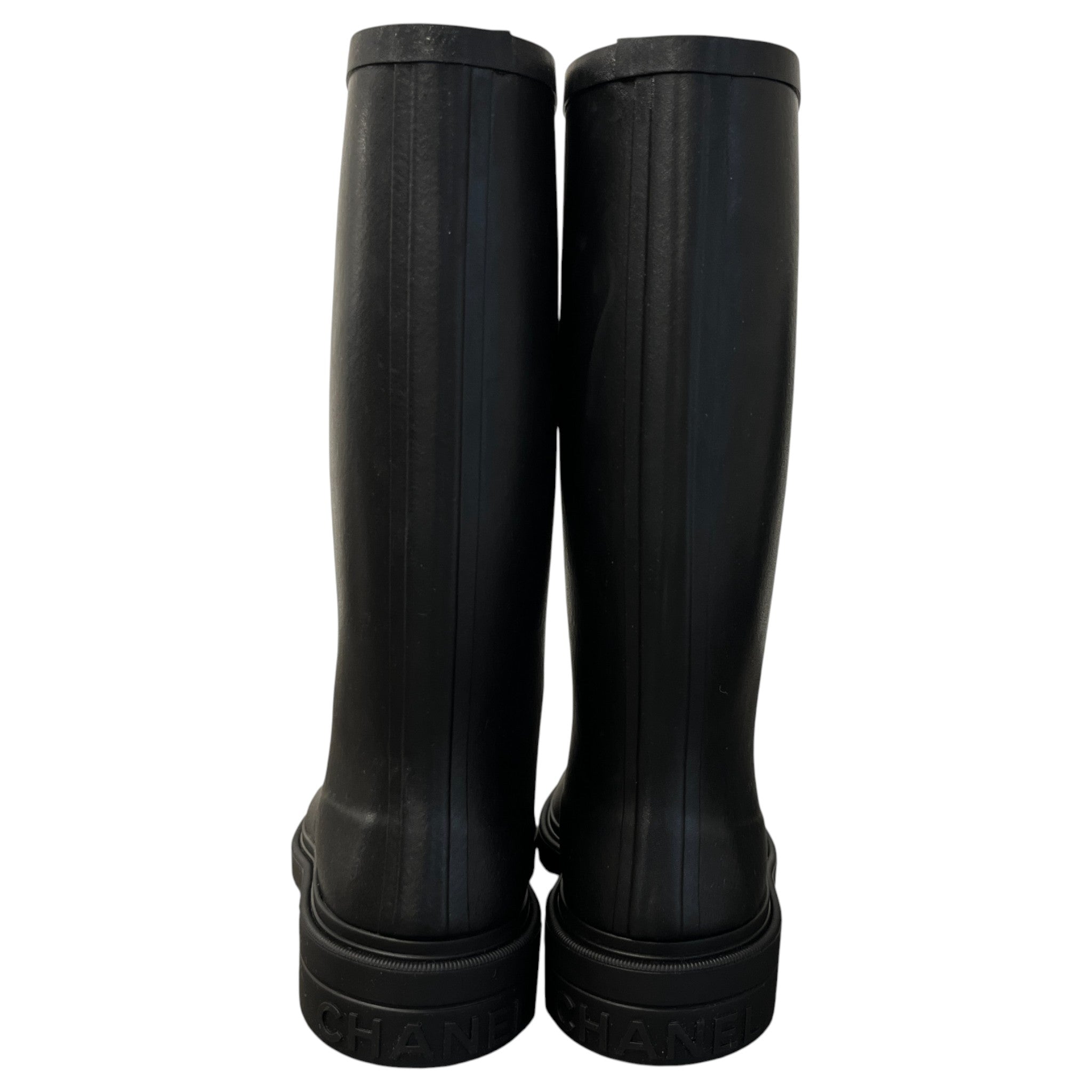 Women's Cc Logo Wellies Black Size EU 41 / UK 8