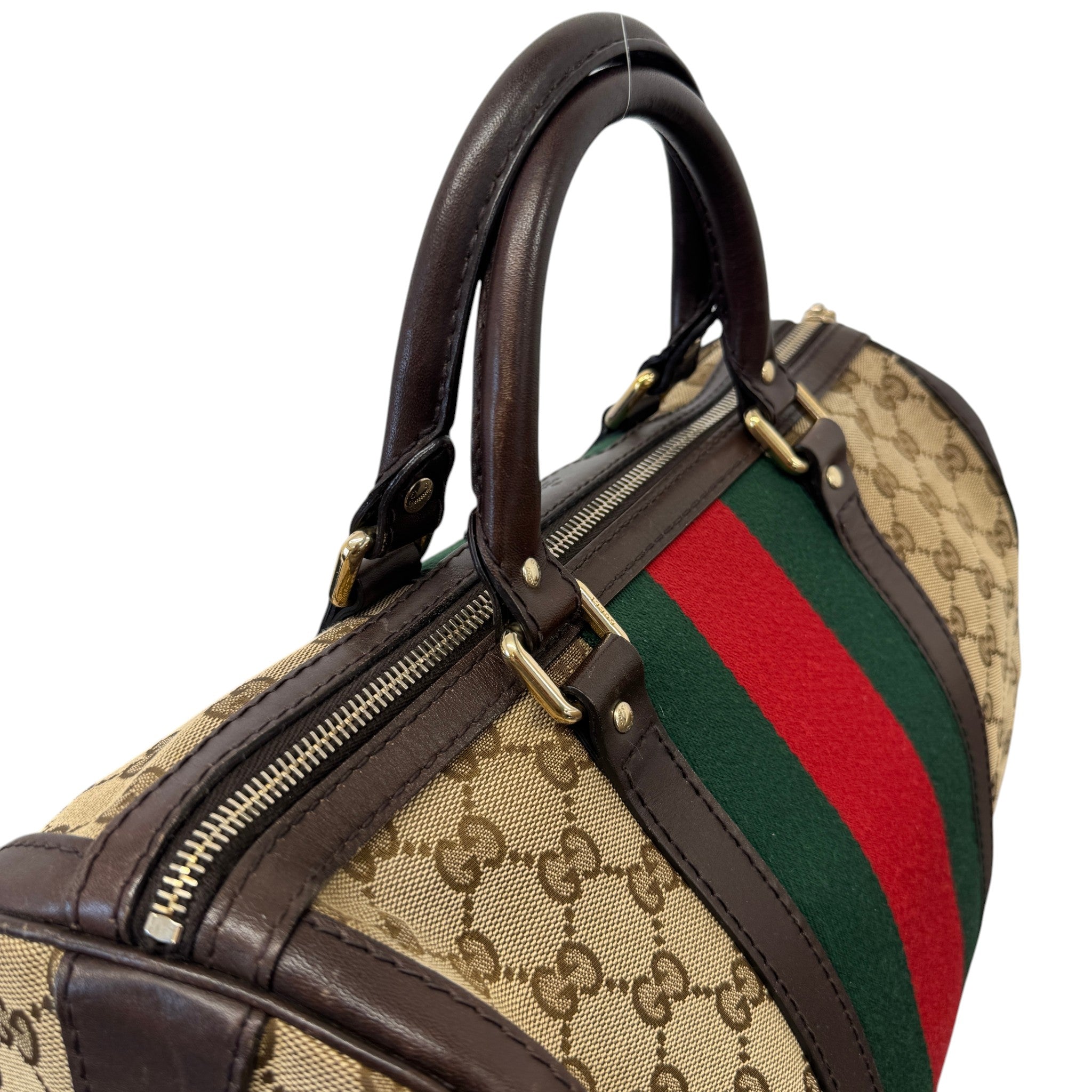 Women's Gg Supreme Boston Satchel Handbag Beige