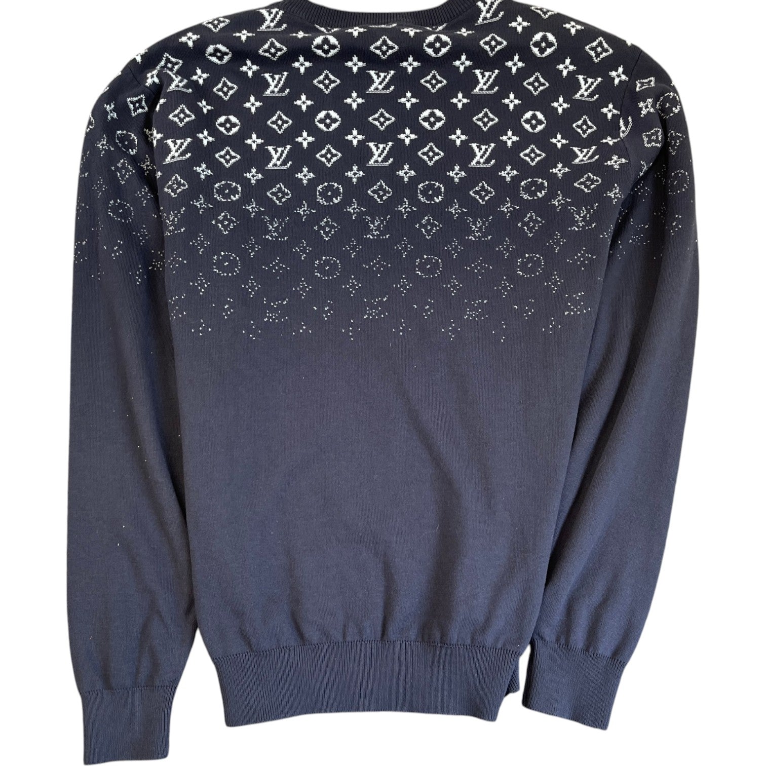 Men's Monogram Gradient Sweatshirt Charcoal Size L