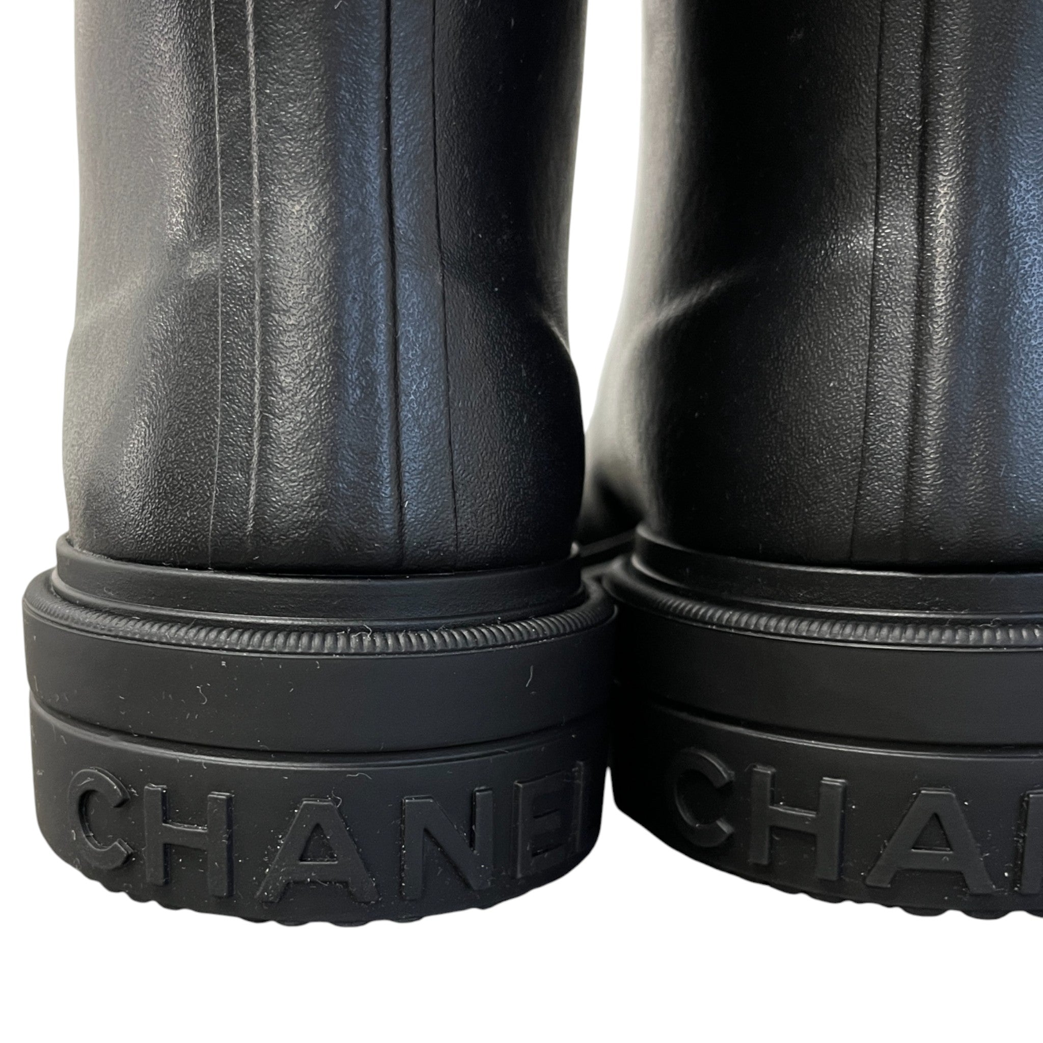 Women's Cc Logo Wellies Black Size EU 41 / UK 8