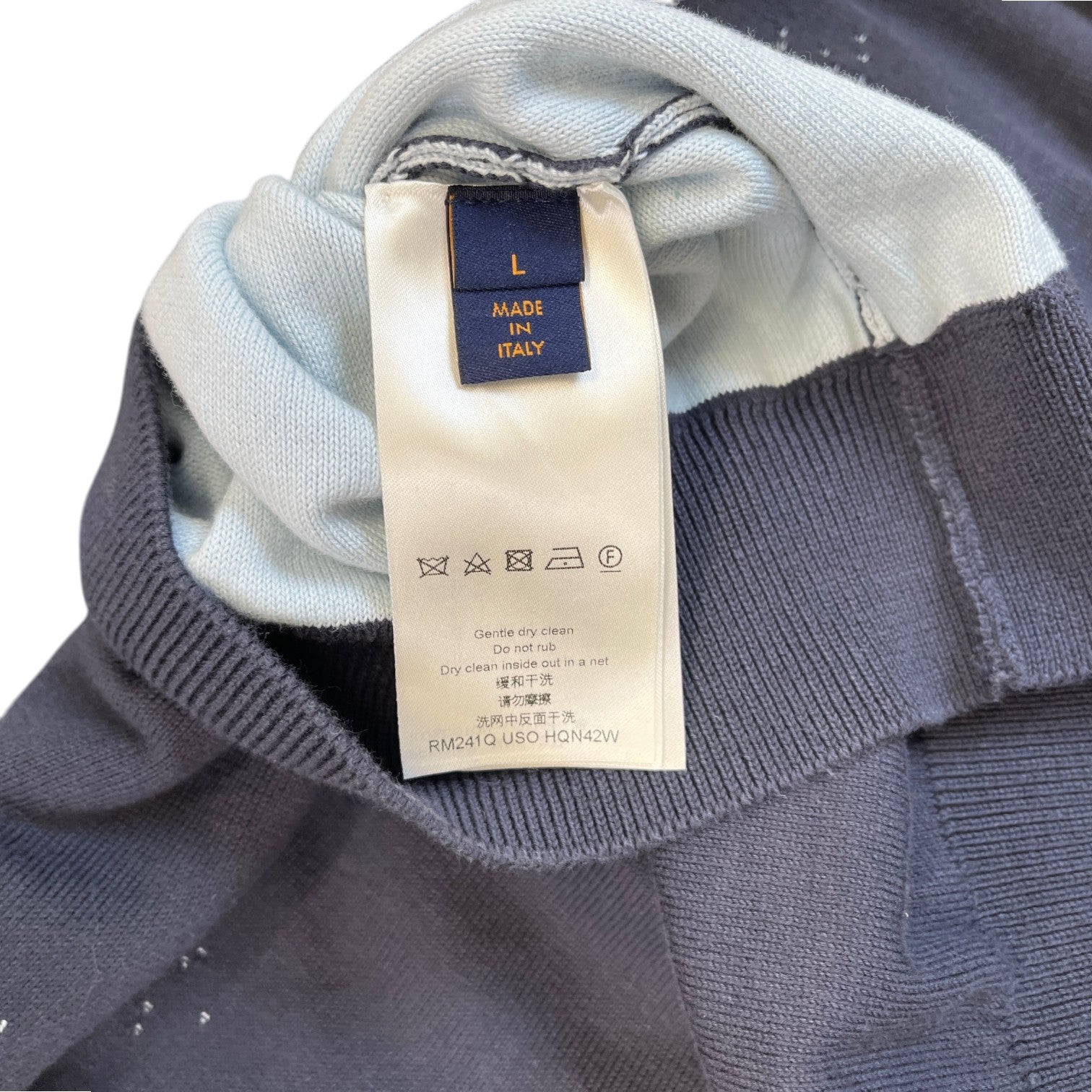 Men's Monogram Gradient Sweatshirt Charcoal Size L