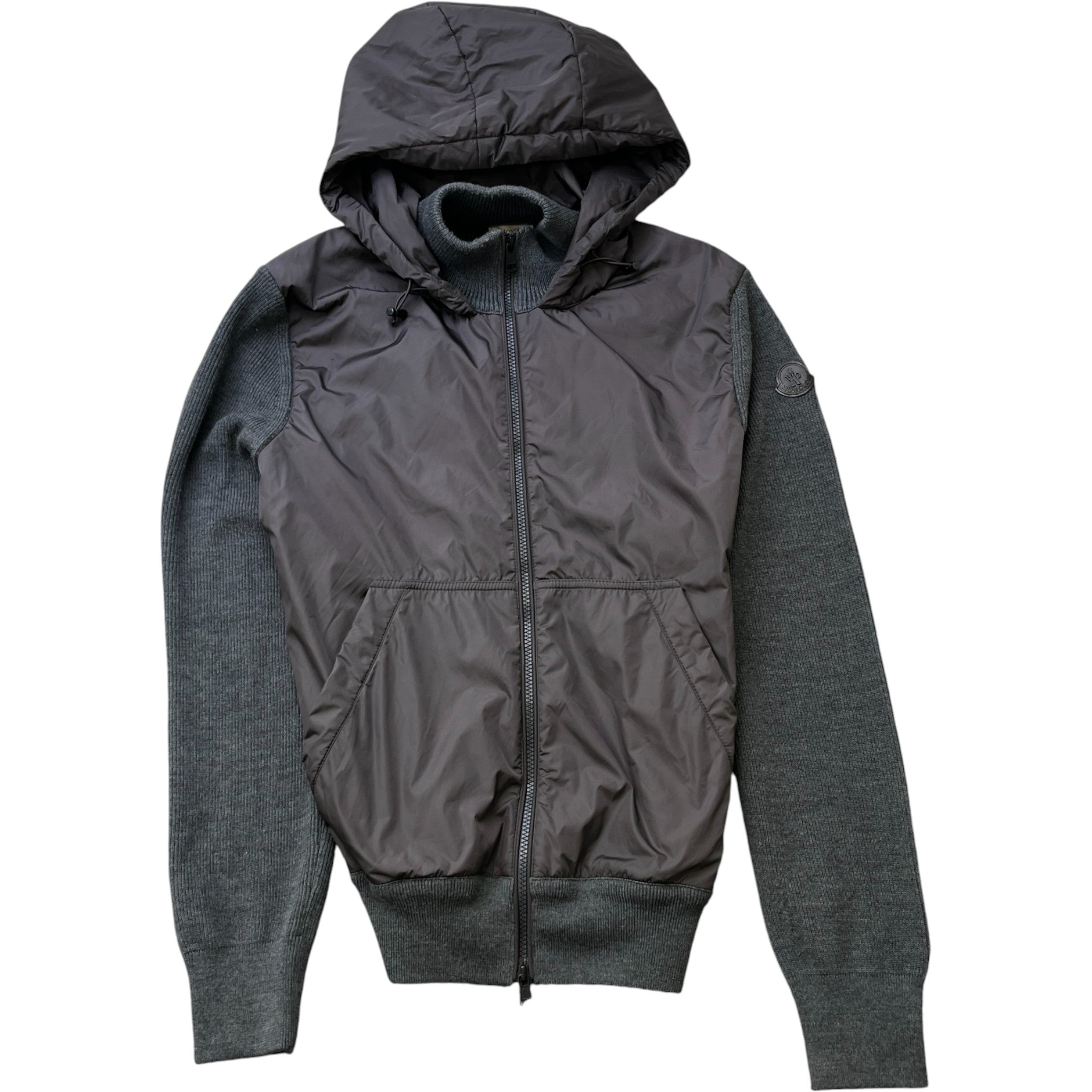 Men's Maglione Tricot Cardigan Grey Size XL