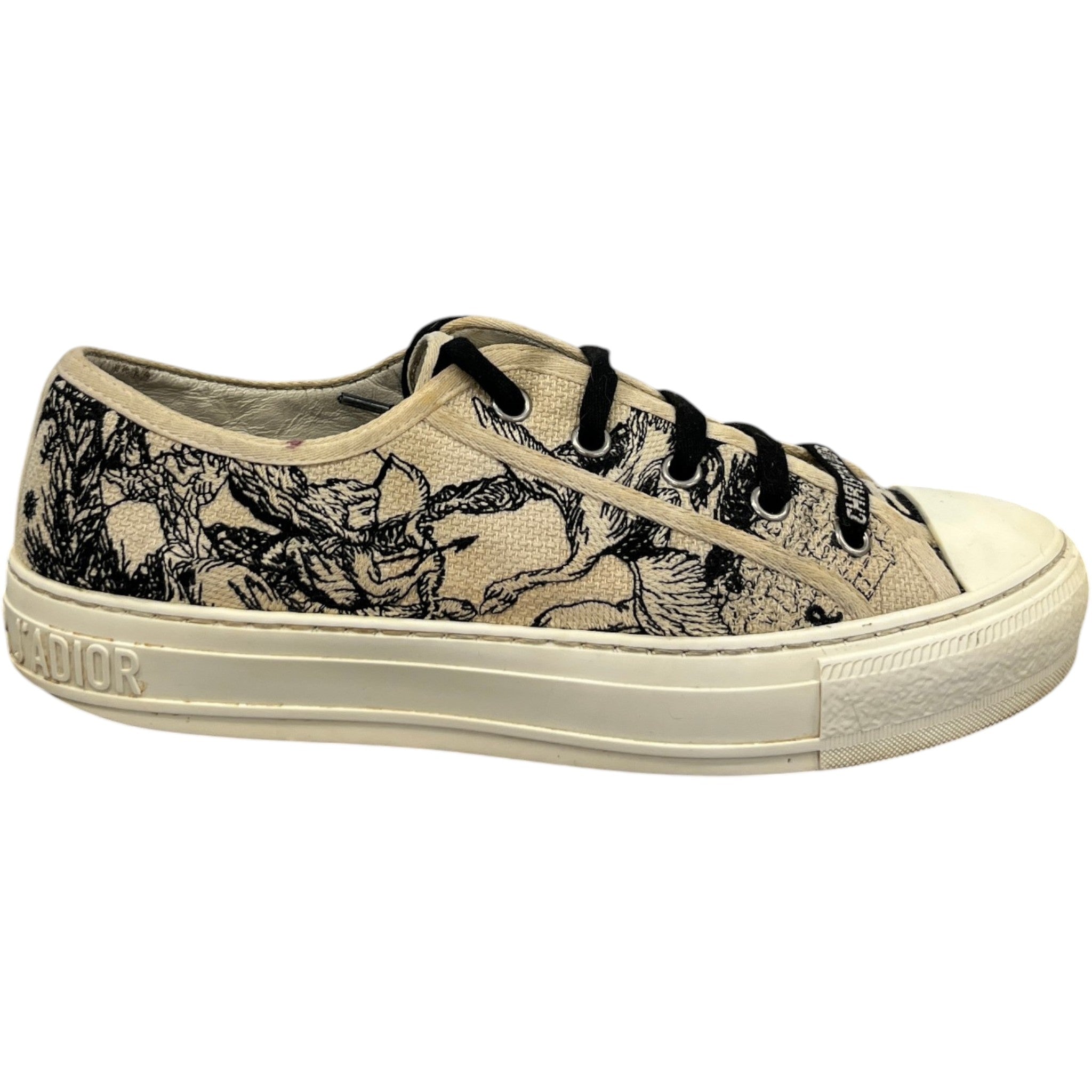 Women's Walk'N'Dior Low Trainers White Size EU 38.5 / UK 5.5