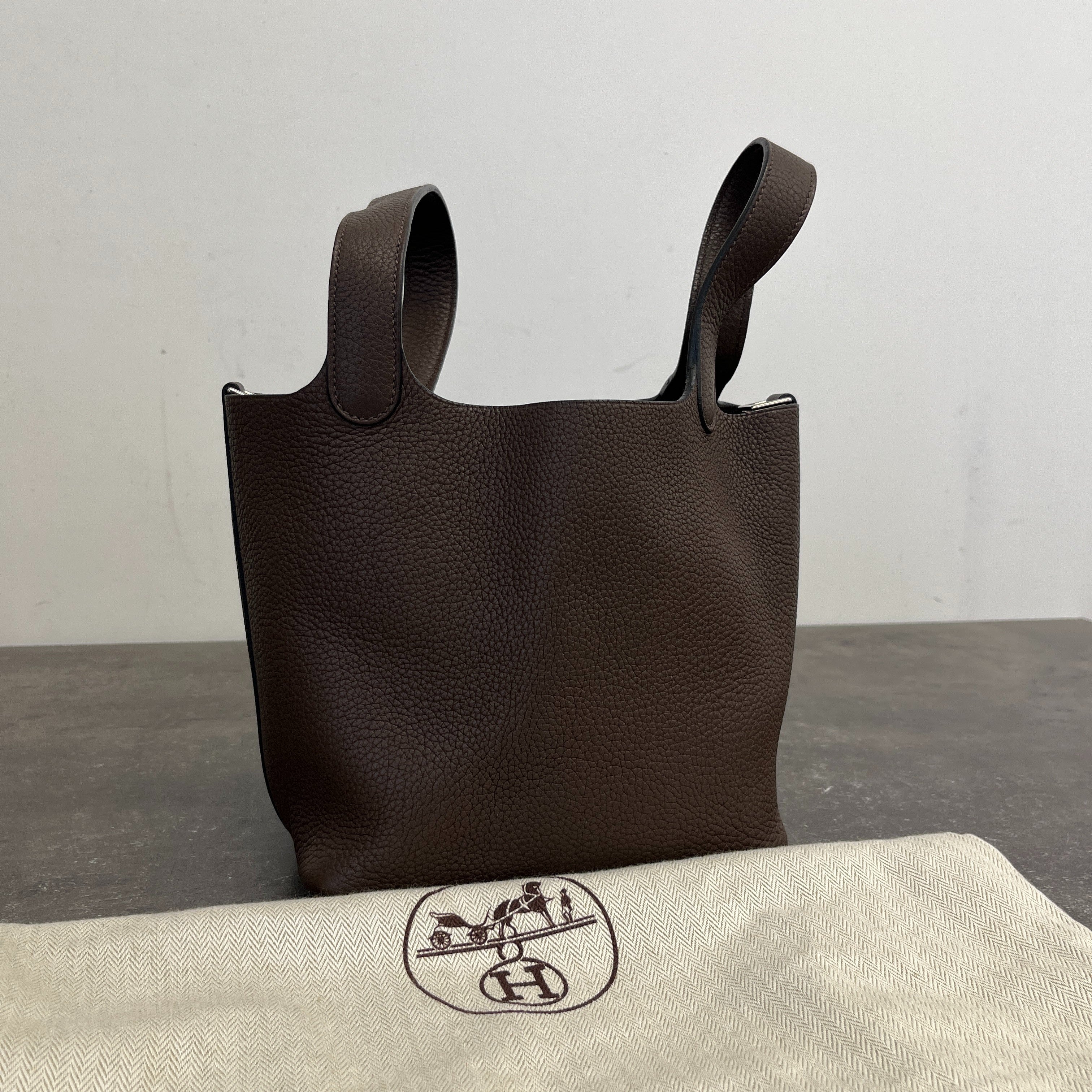 Women's Picotin 18 Clemence Bag Brown