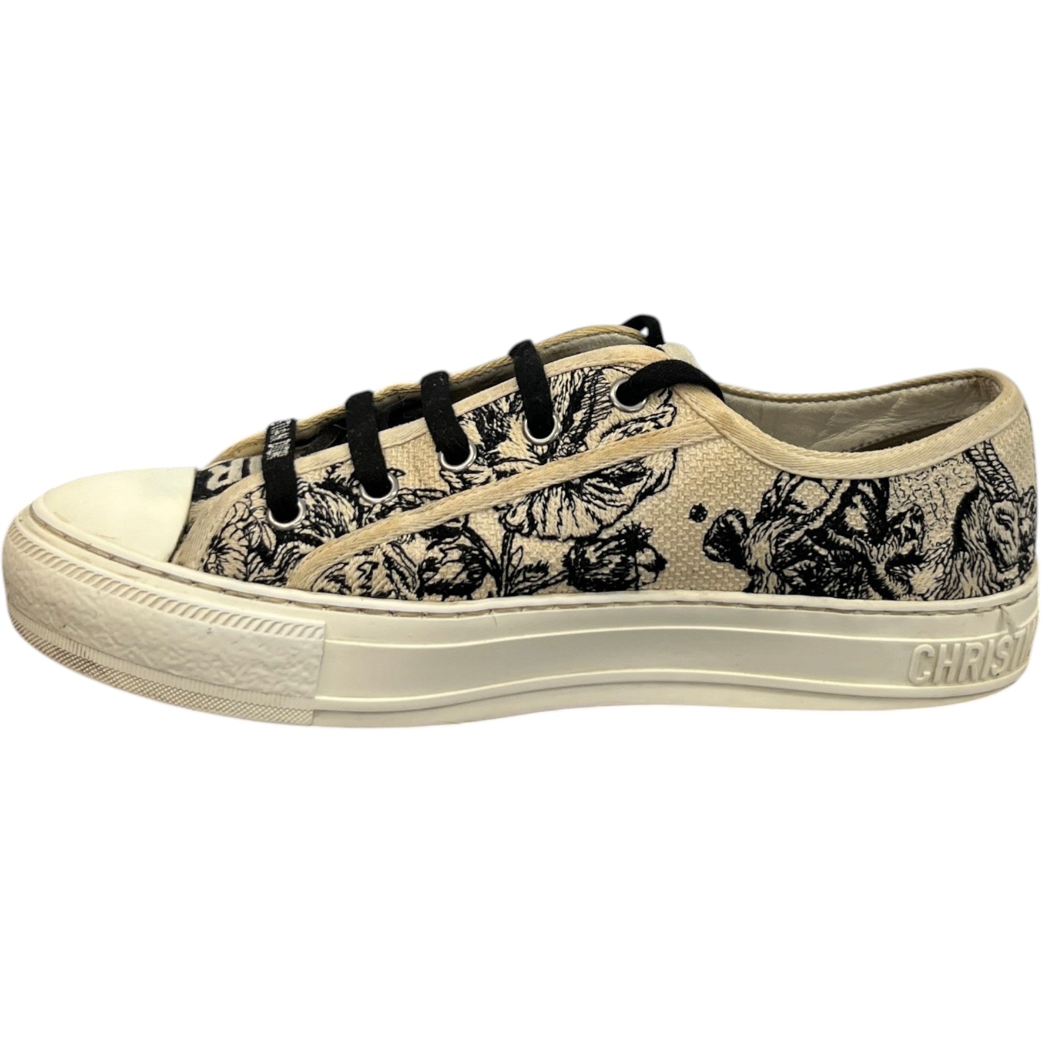 Women's Walk'N'Dior Low Trainers White Size EU 38.5 / UK 5.5