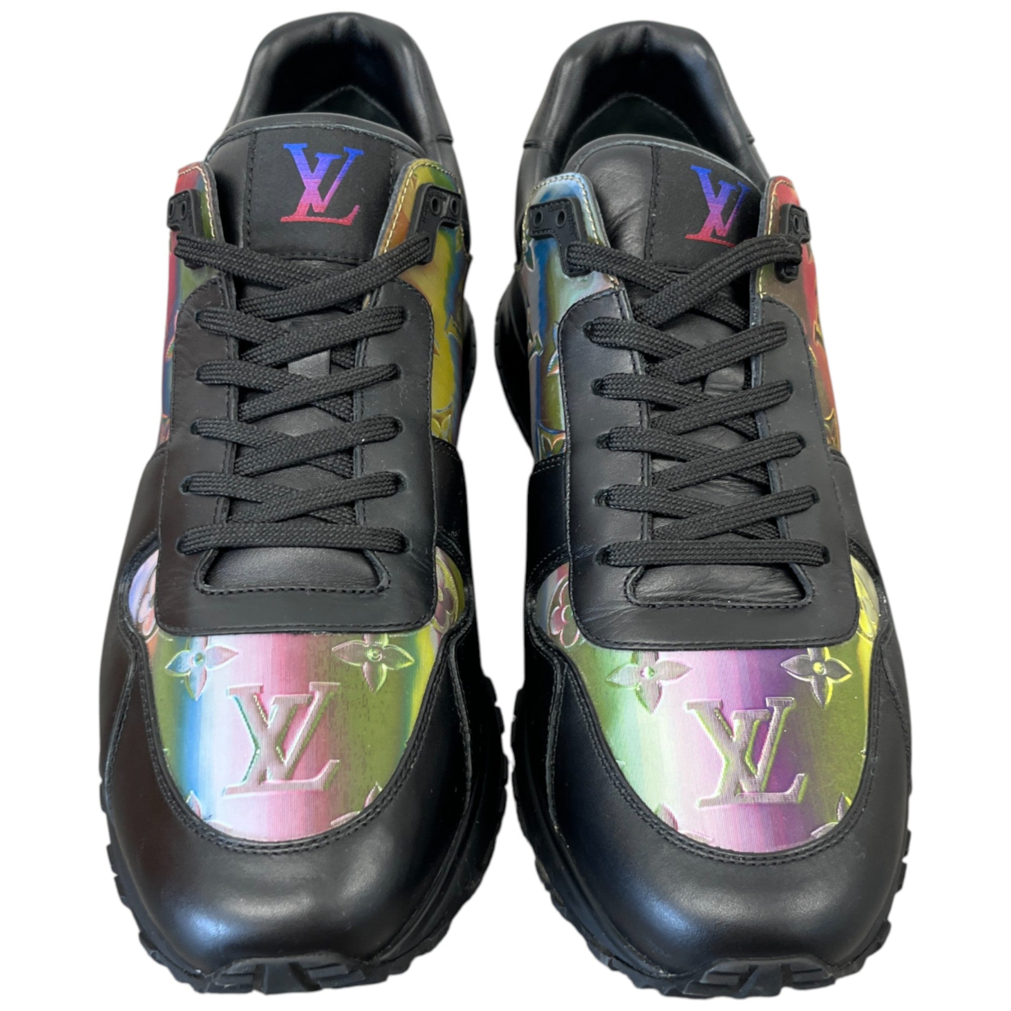 Men's Monogram Run Away Low Trainers Black Size EU 41.5 / UK 7.5