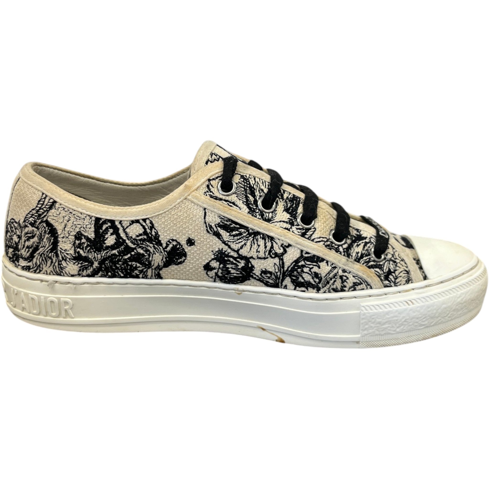 Women's Walk'N'Dior Low Trainers White Size EU 38.5 / UK 5.5