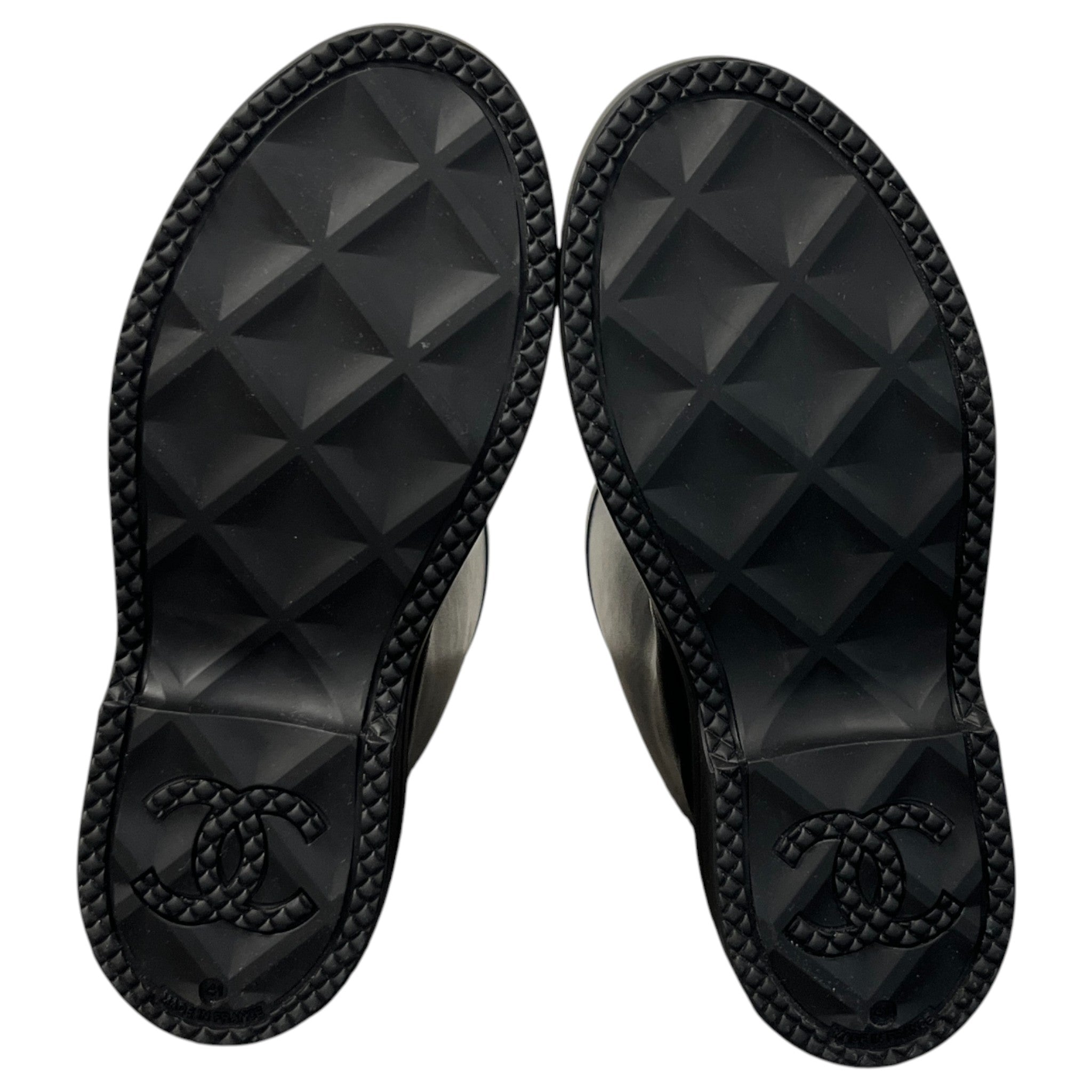 Women's Cc Logo Wellies Black Size EU 41 / UK 8