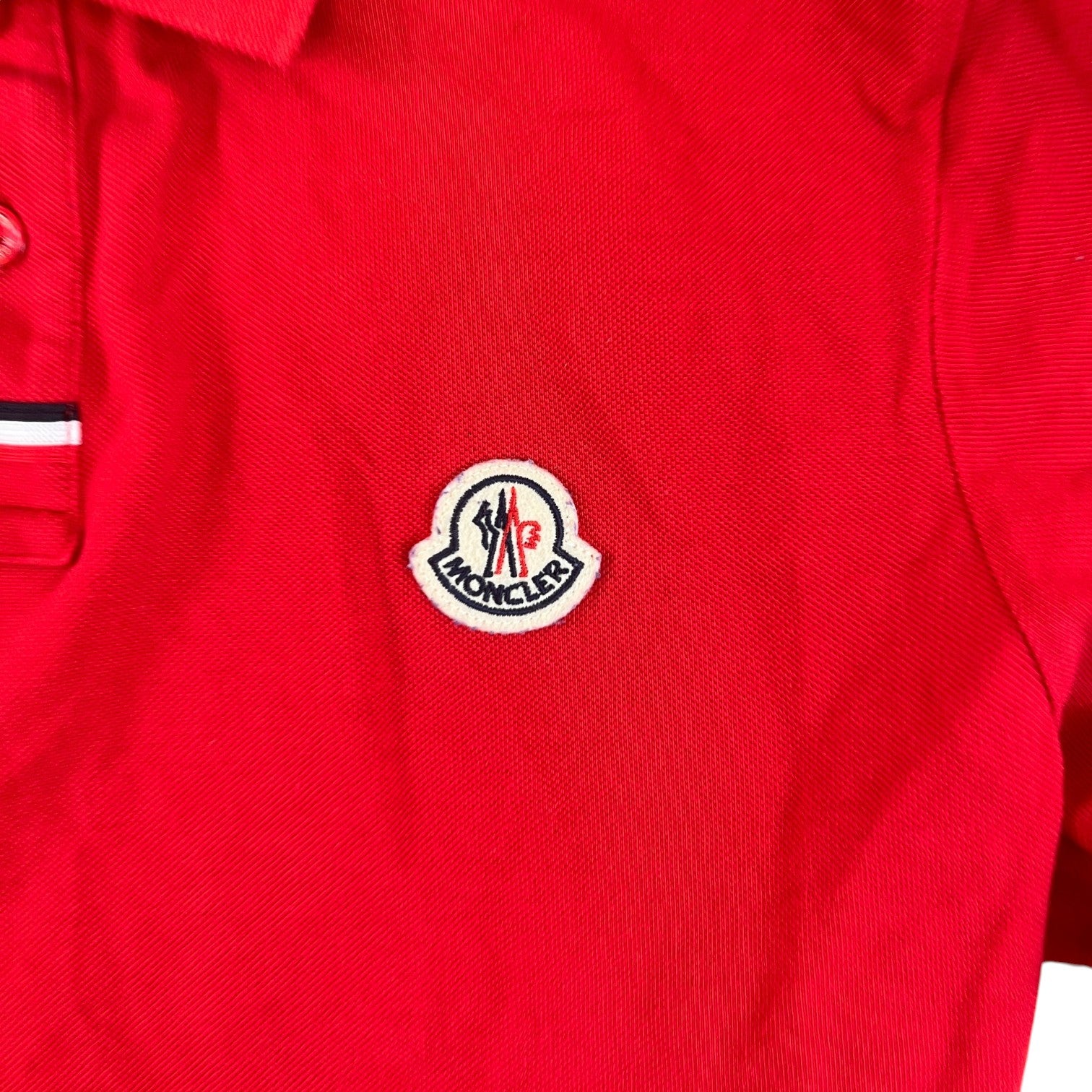 Men's Ss Logo Polo Shirt Red Size M