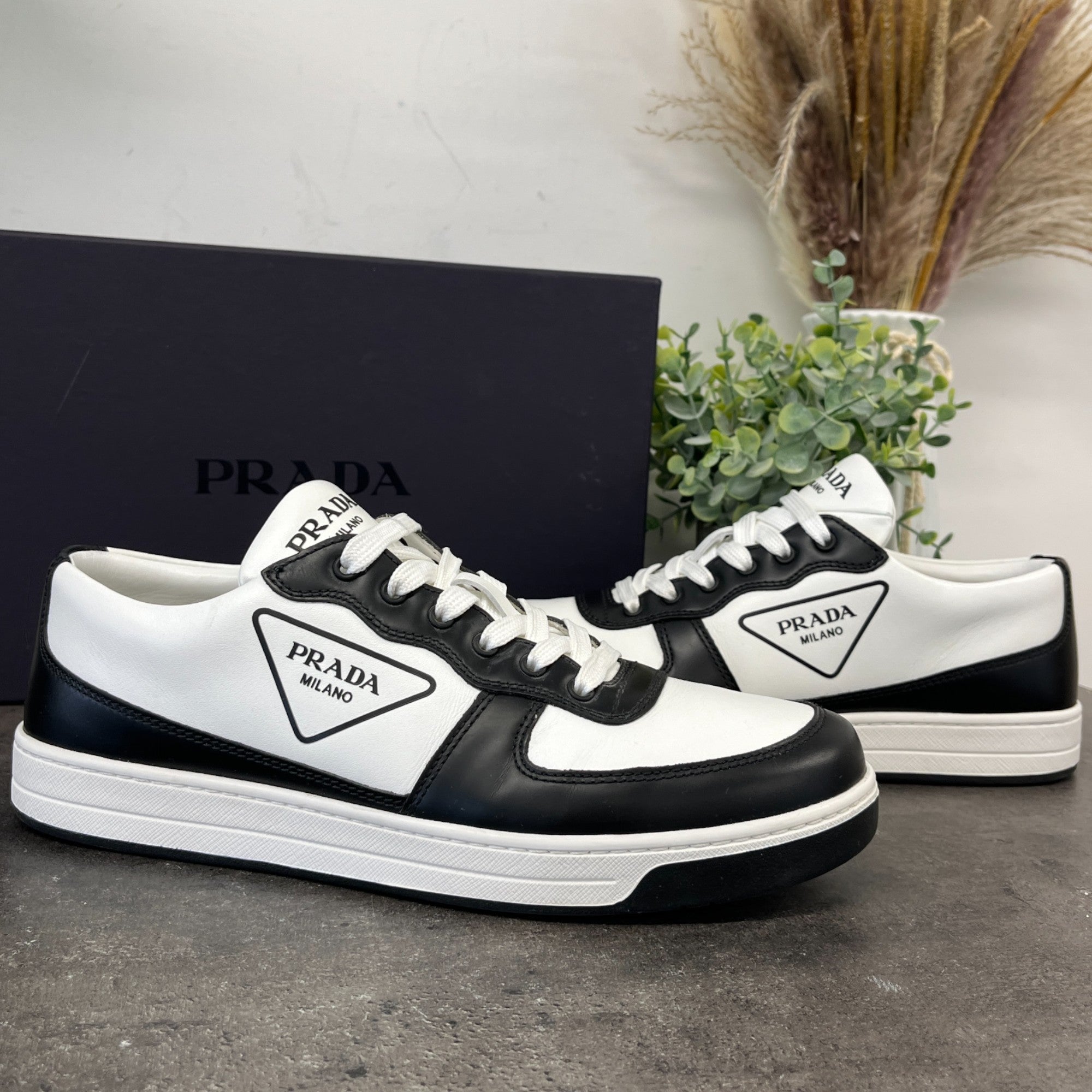 Men's Downtown Low Trainers Black Size EU 40.5 / UK 6.5