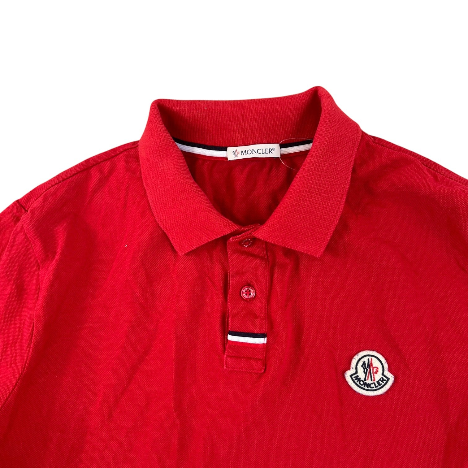 Men's Ss Logo Polo Shirt Red Size M