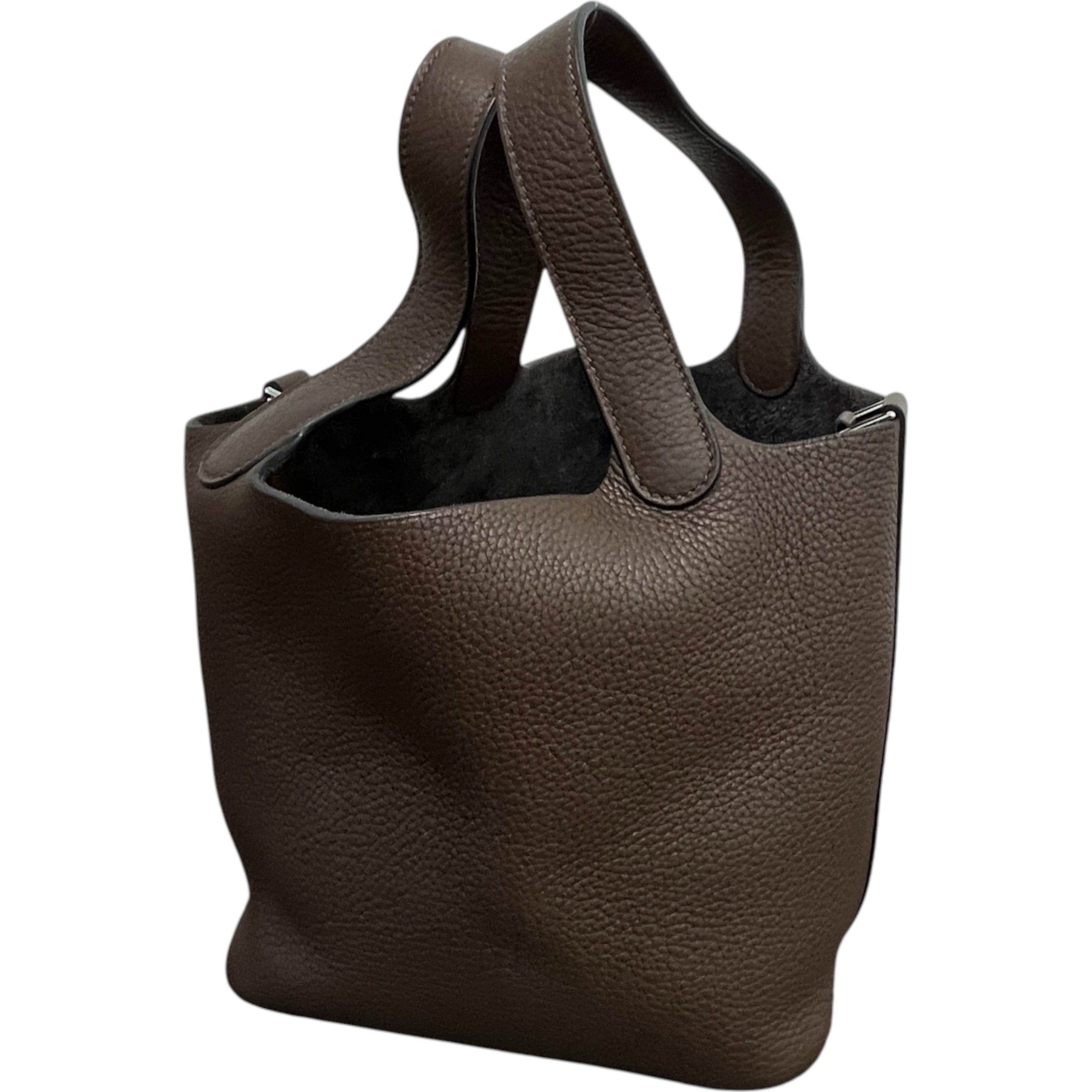 Women's Picotin 18 Clemence Bag Brown
