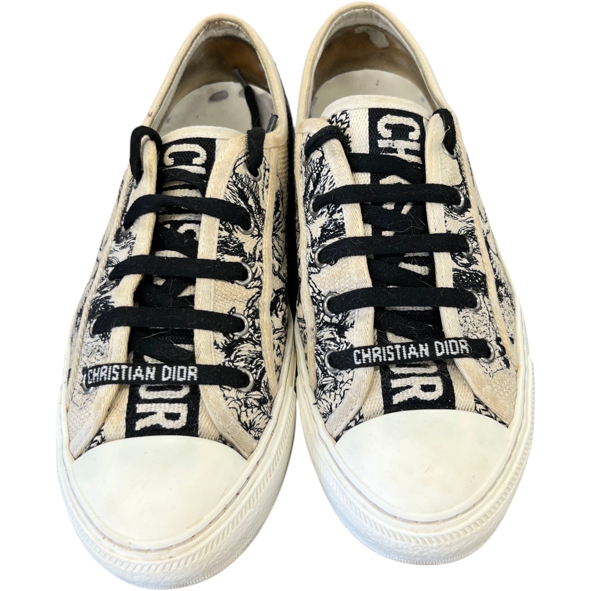 Women's Walk'N'Dior Low Trainers White Size EU 38.5 / UK 5.5