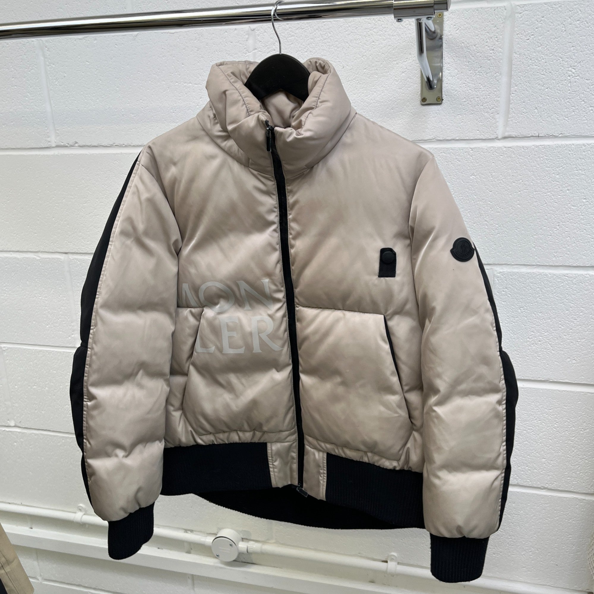 Men's Homogyne Down Jacket Beige Size 3 / L