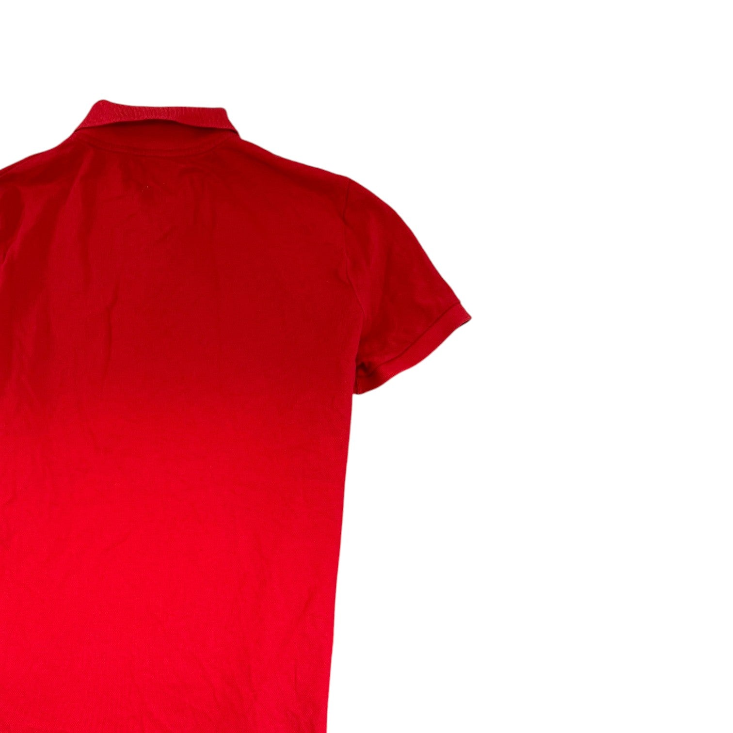 Men's Ss Logo Polo Shirt Red Size M