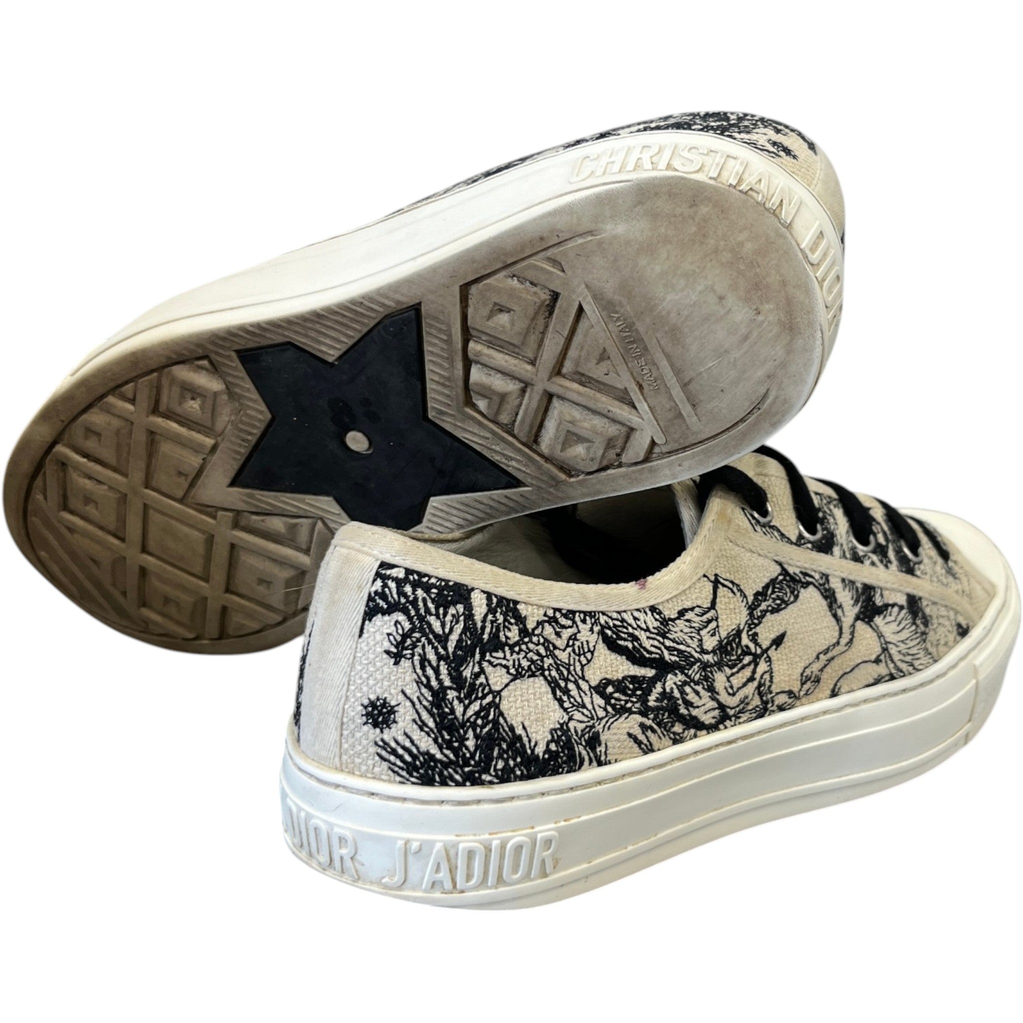 Women's Walk'N'Dior Low Trainers White Size EU 38.5 / UK 5.5