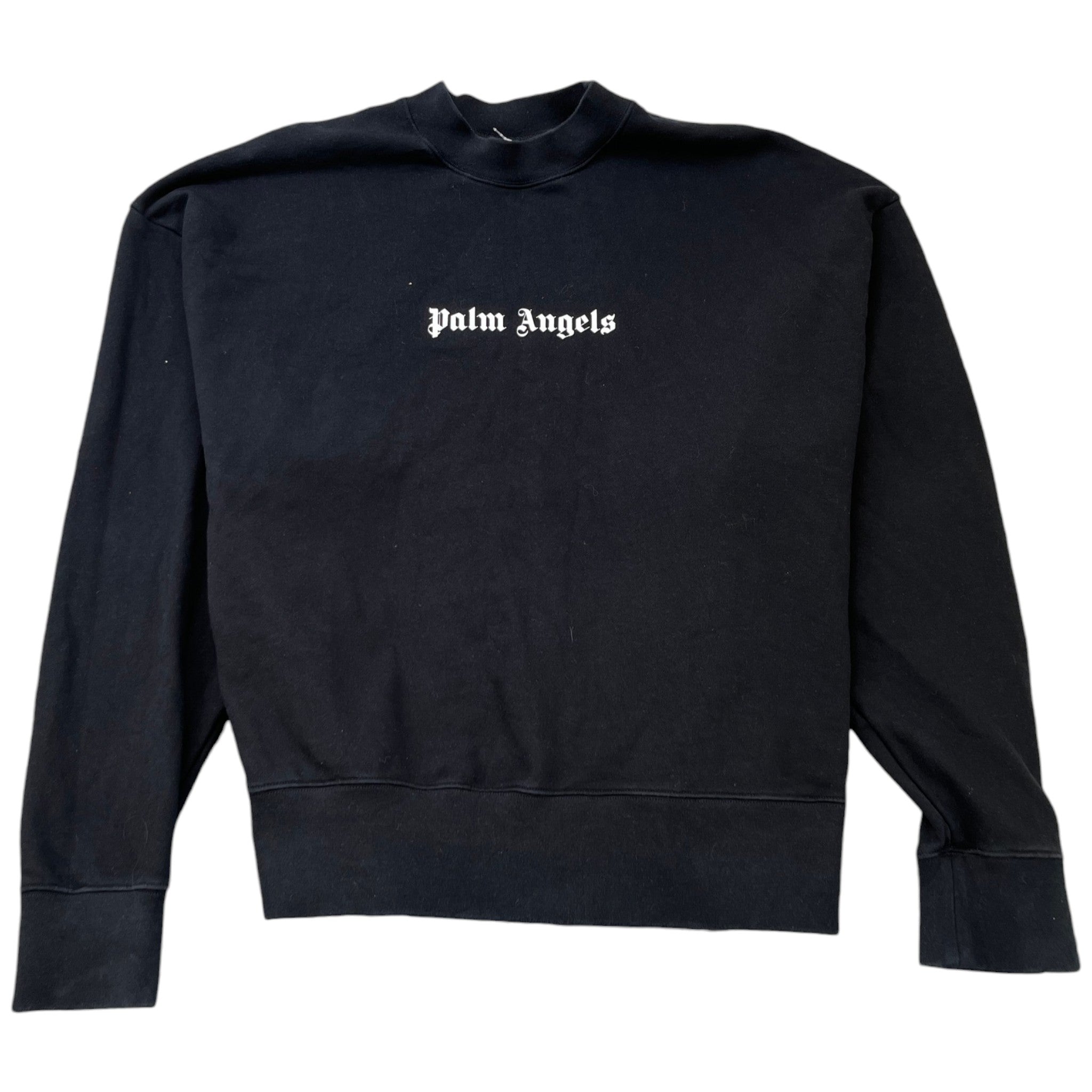 Men's Logo Print Sweatshirt Black Size M