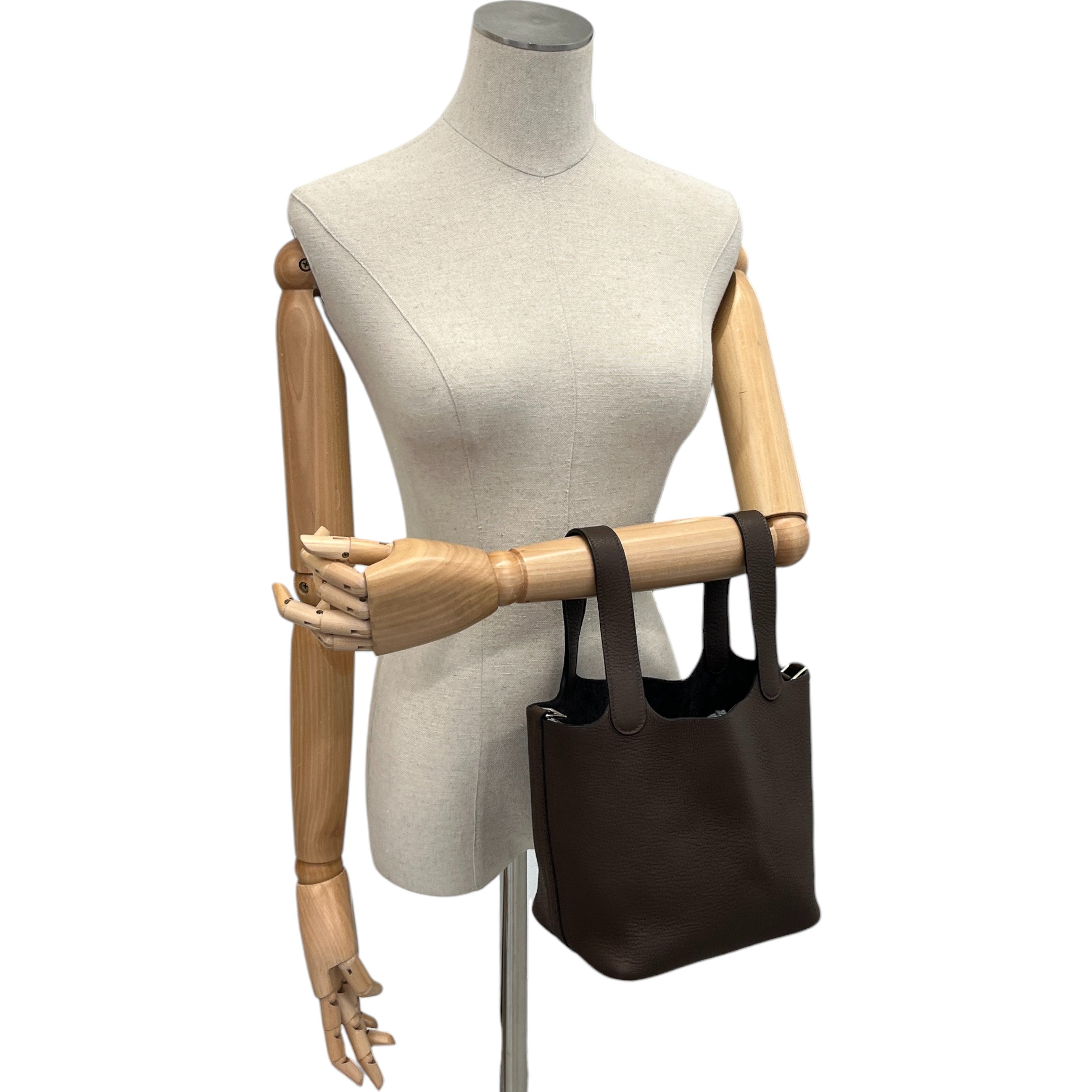 Women's Picotin 18 Clemence Bag Brown