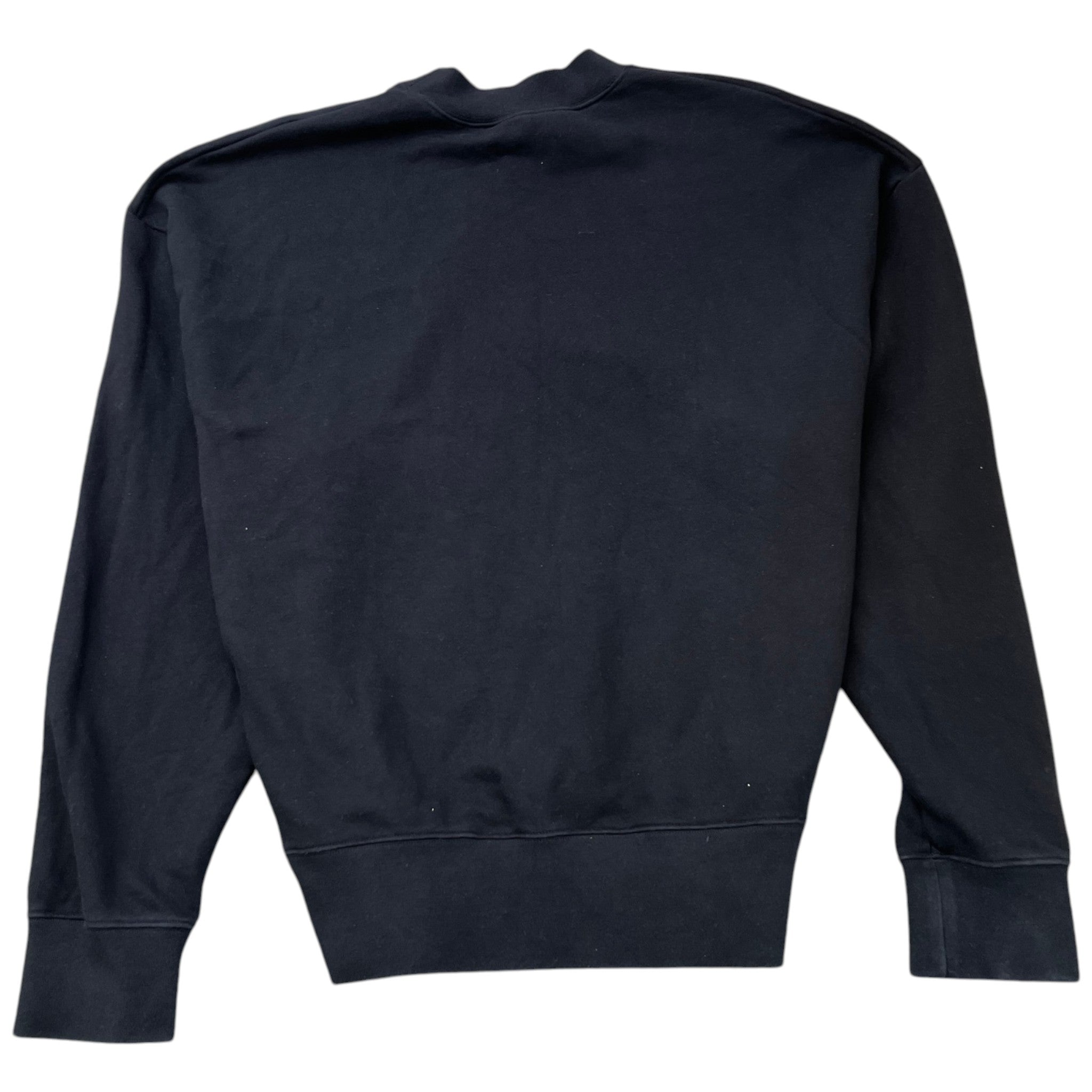Men's Logo Print Sweatshirt Black Size M