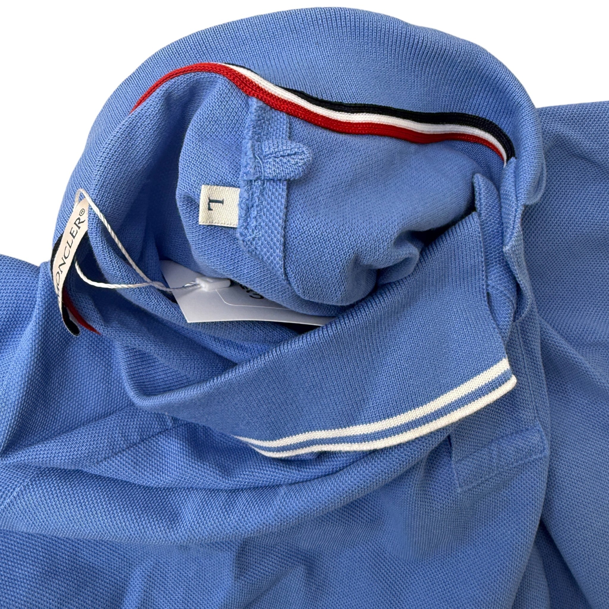 Men's Maglia Polo Shirt Blue Size L