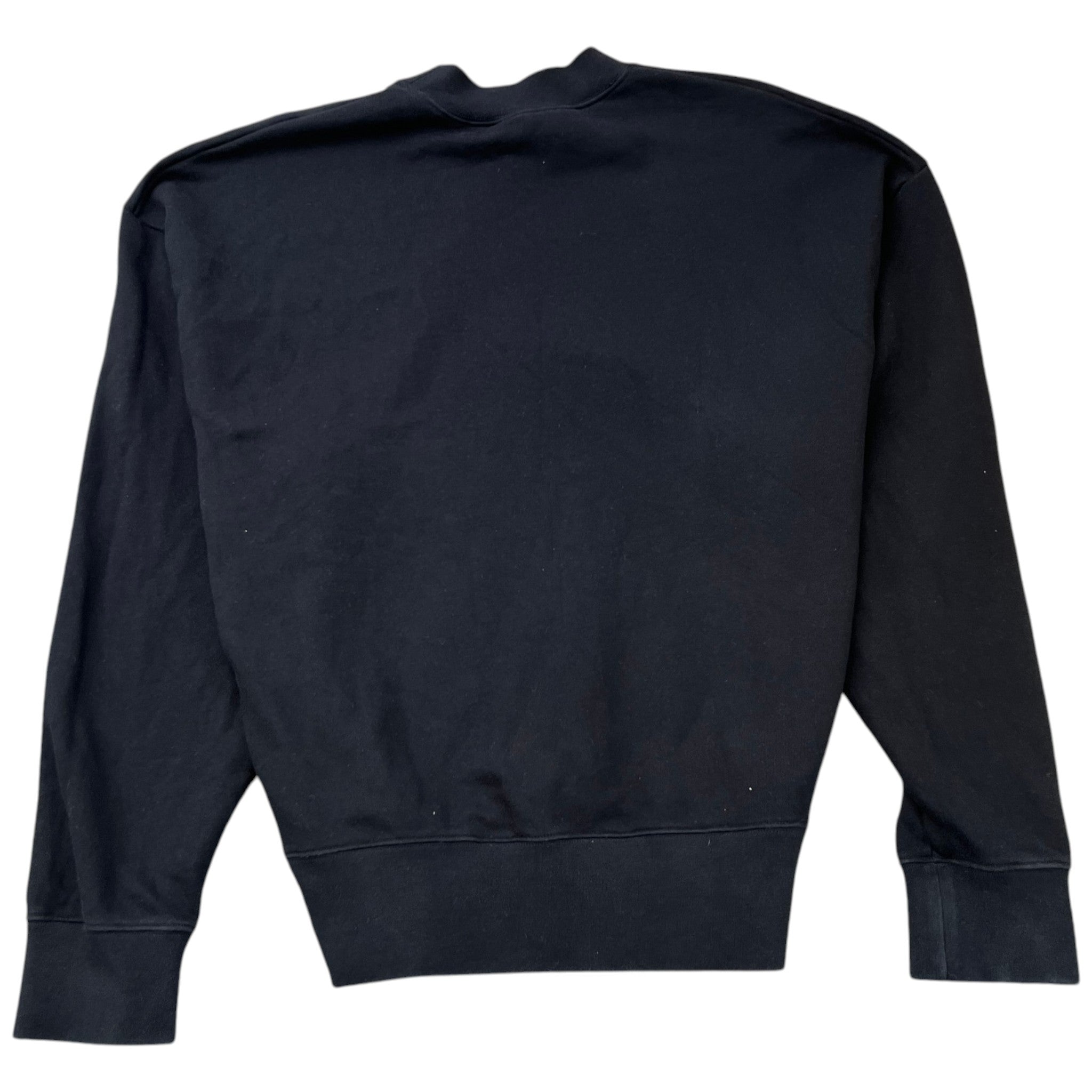 Men's Logo Print Sweatshirt Black Size M