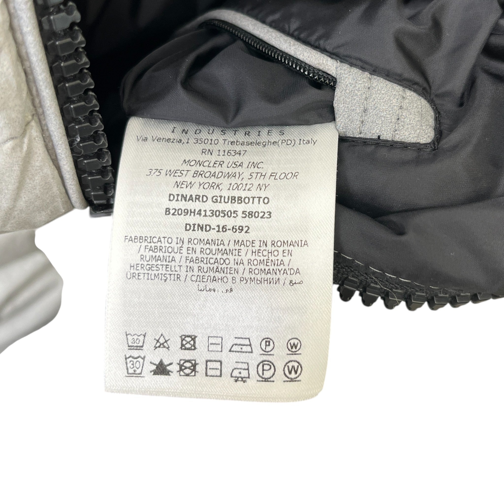 Men's Dinard Down Jacket Grey Size 1 / S