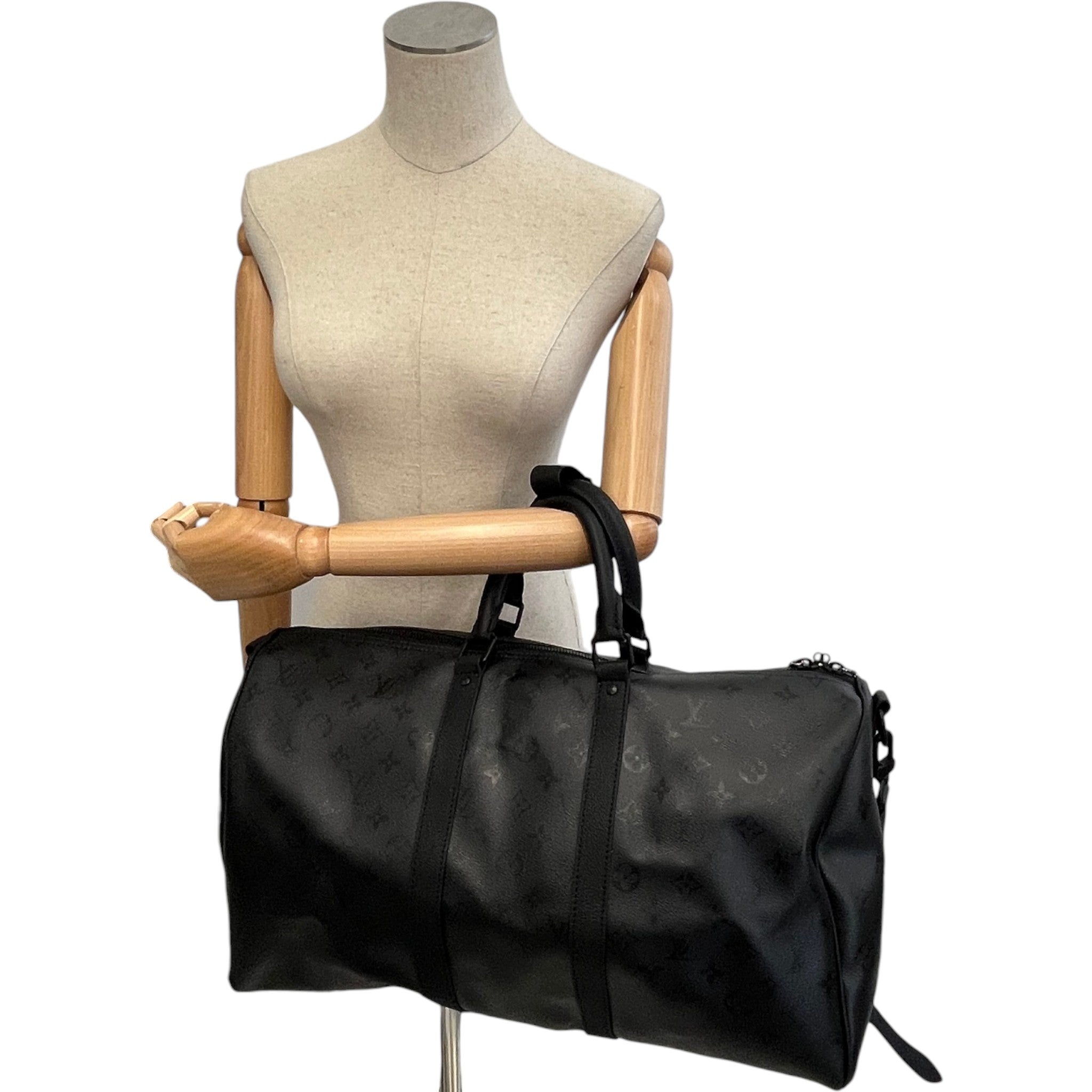 Men's Monogram Midnight Keepall 45 Bag Black