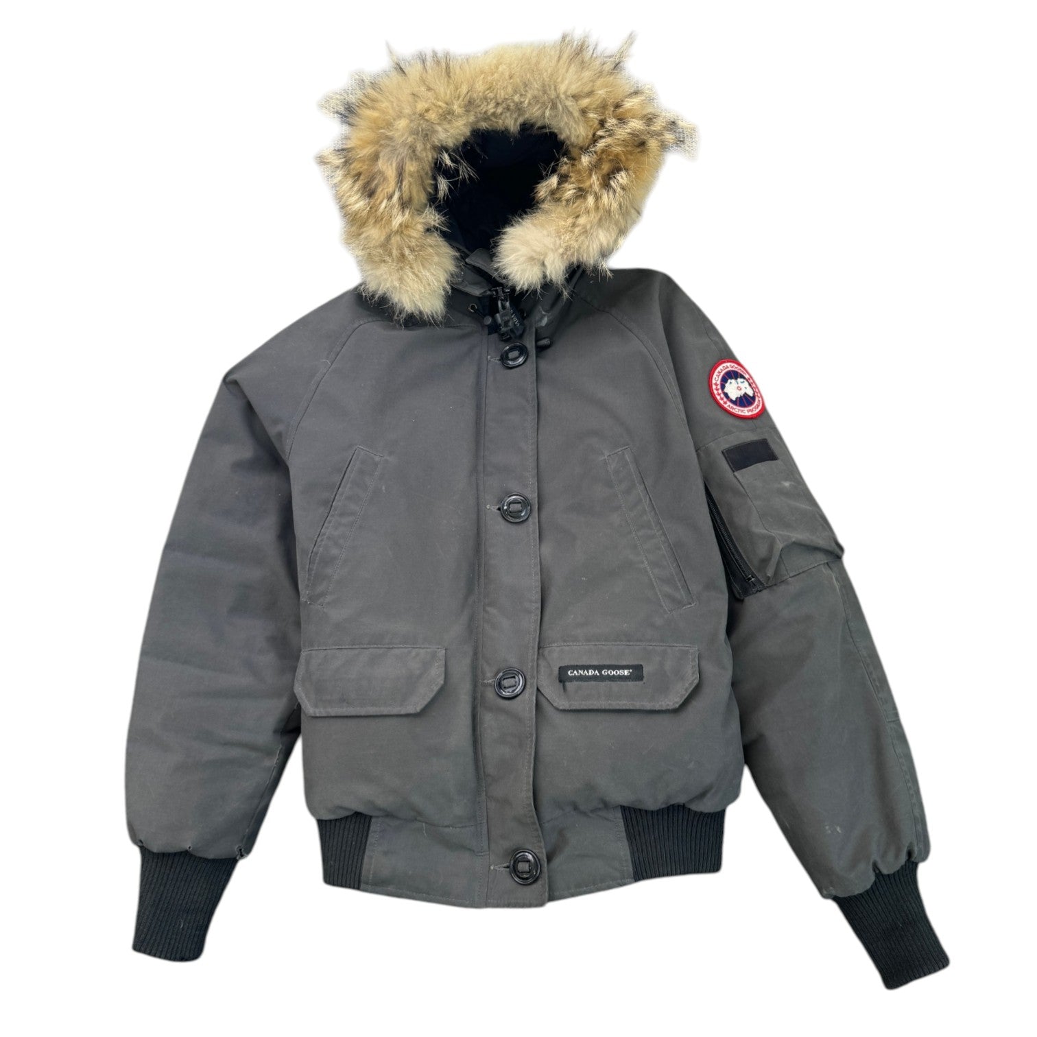 Women's Chilliwack Bomber Down Jacket Grey Size S