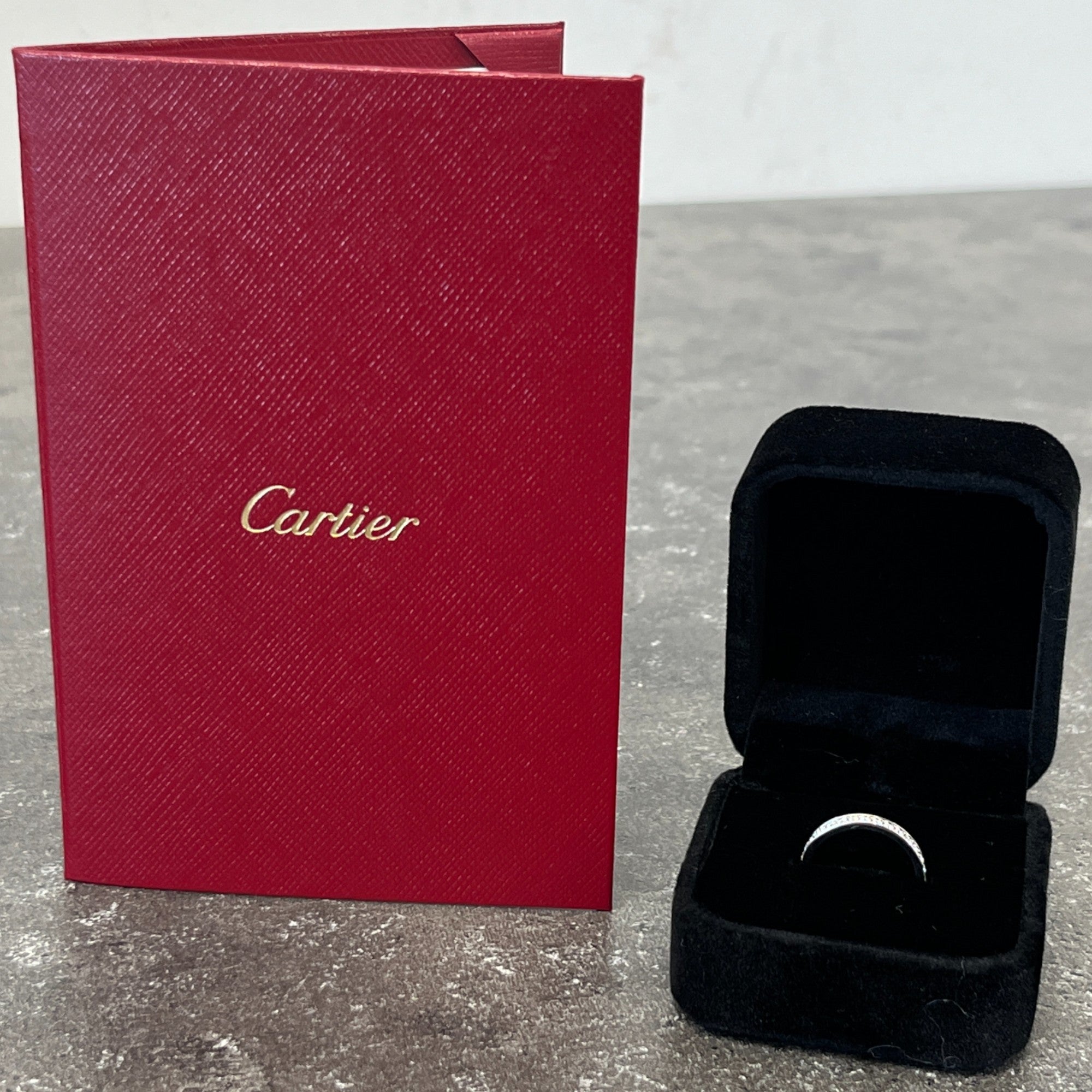 Women's Half Eternity Size 46 Ring White Size S