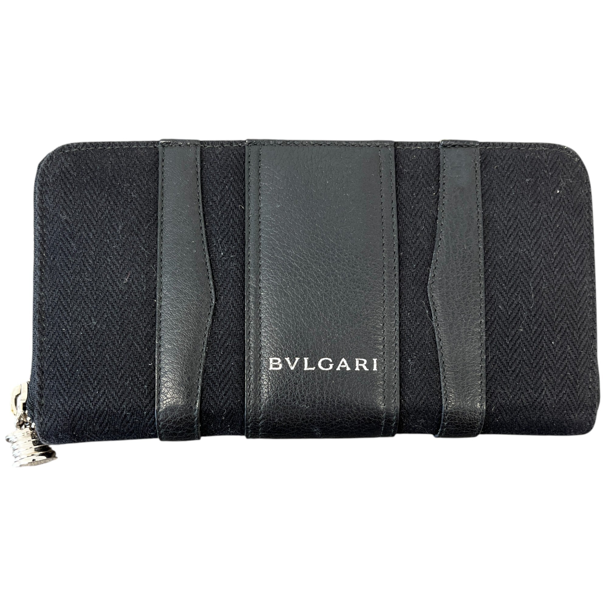 Women's Logo Zip Around Purse Black