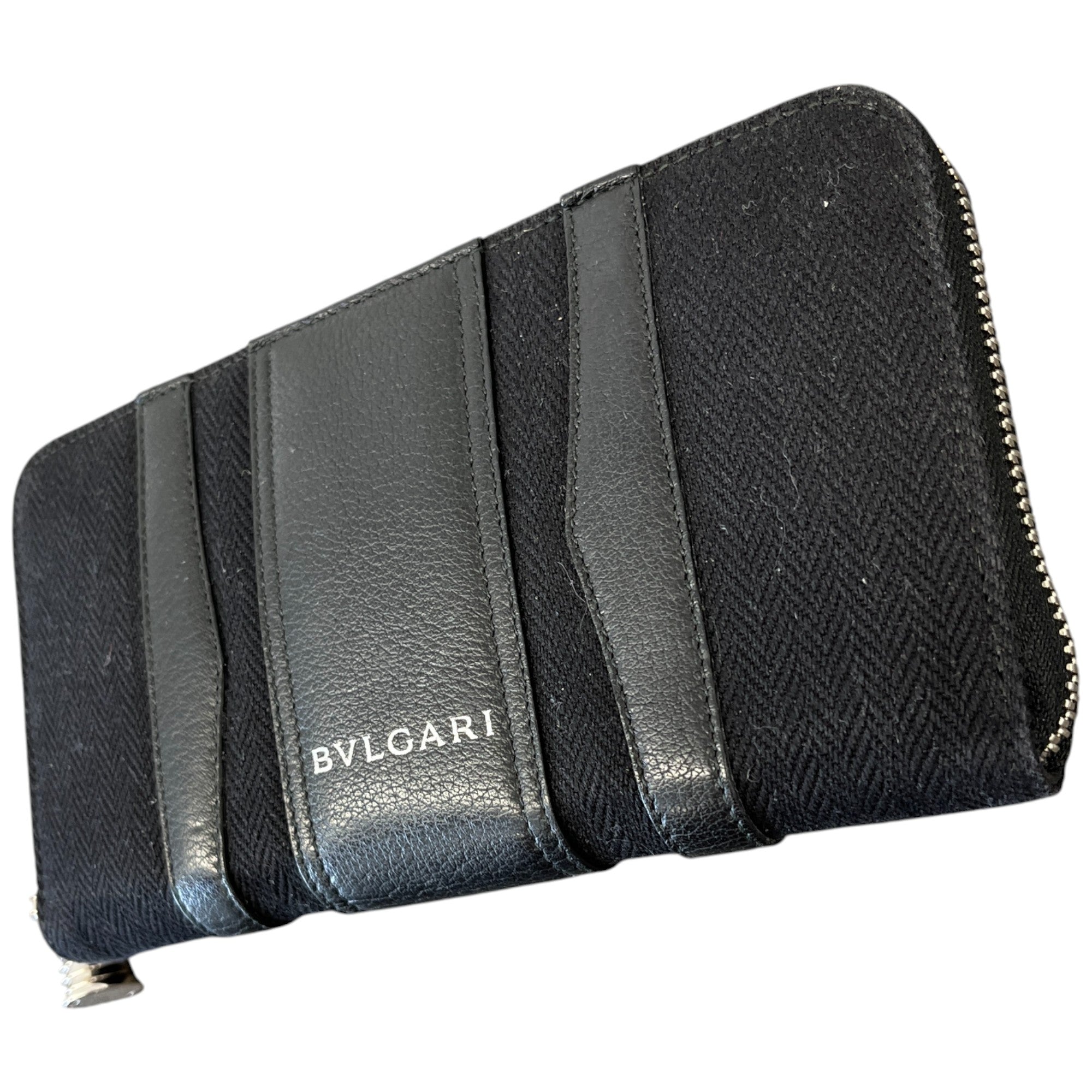 Women's Logo Zip Around Purse Black