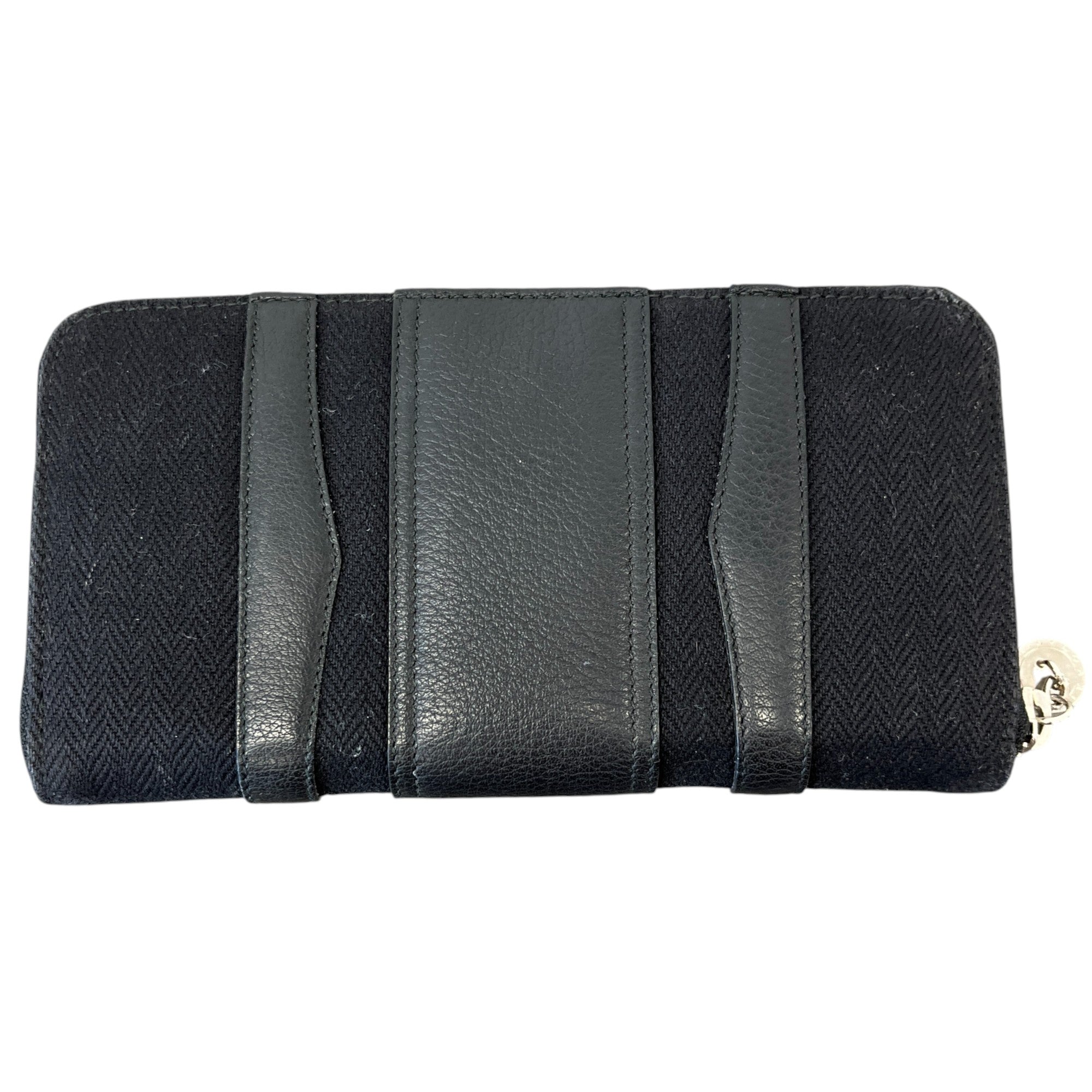 Women's Logo Zip Around Purse Black