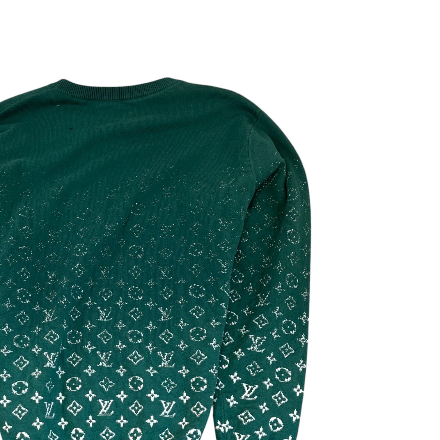 Men's Monogram Gradient Sweatshirt Green Size L