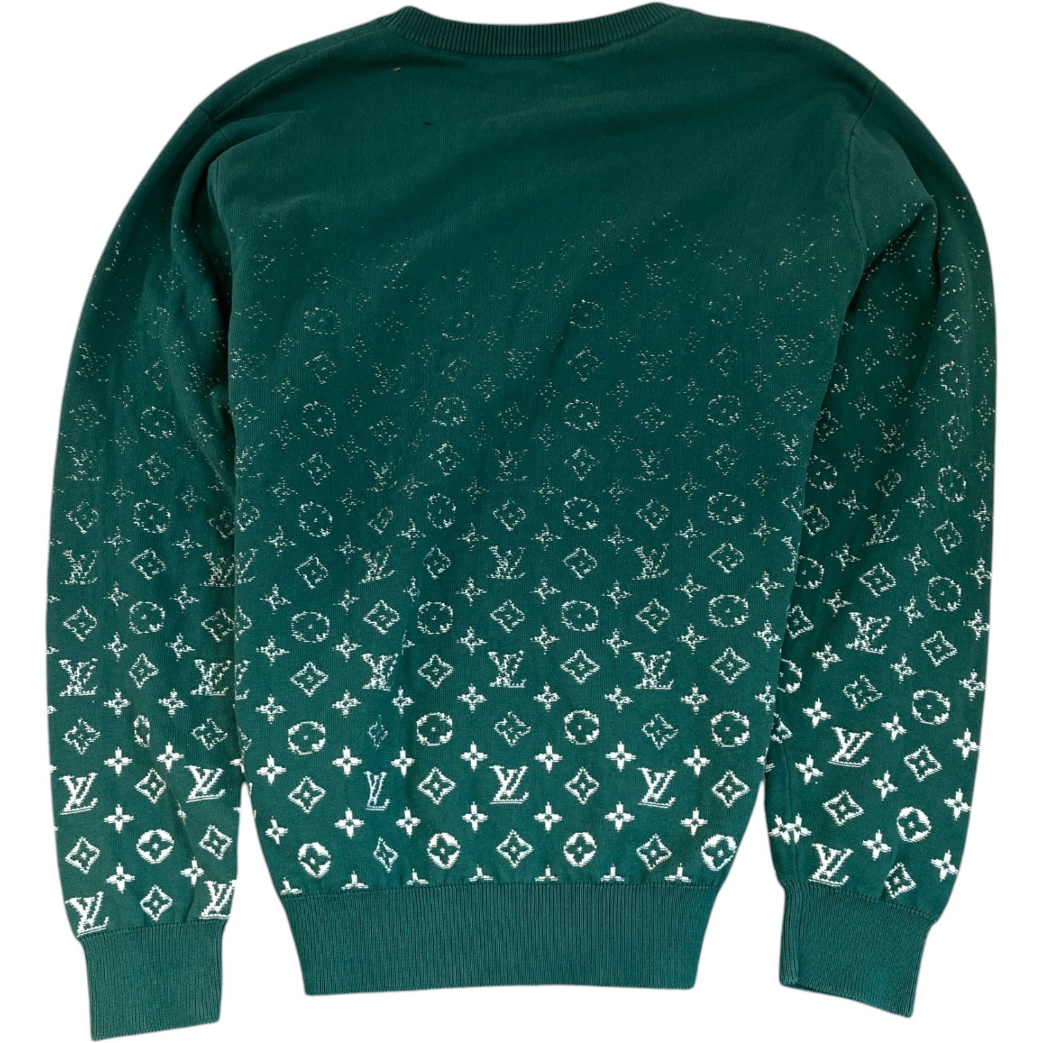 Men's Monogram Gradient Sweatshirt Green Size L