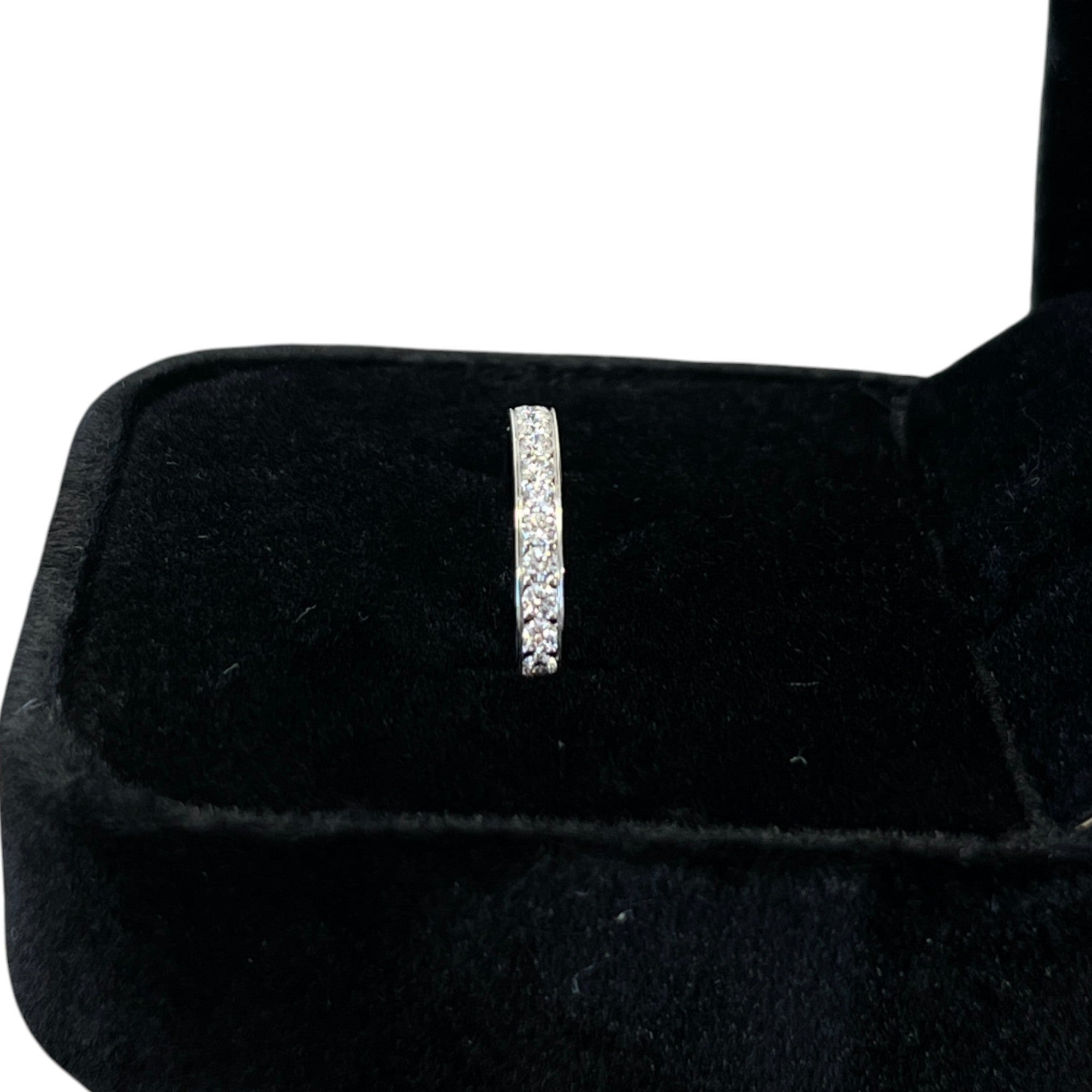 Women's Half Eternity Size 46 Ring White Size S