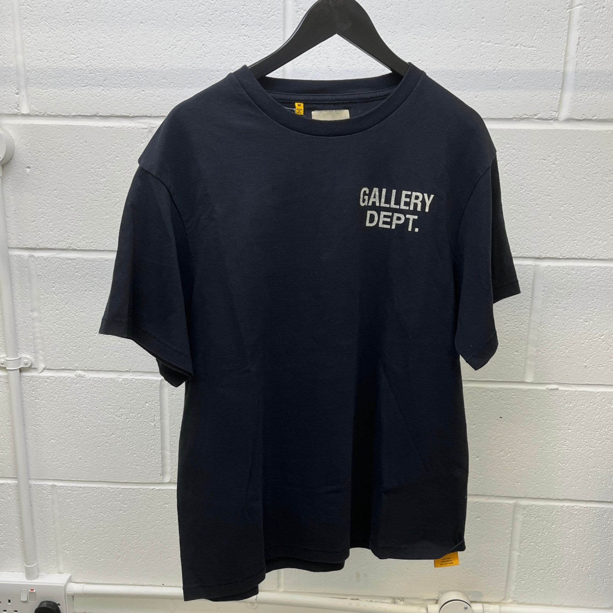 Men's Logo Print T-Shirt Navy Size M