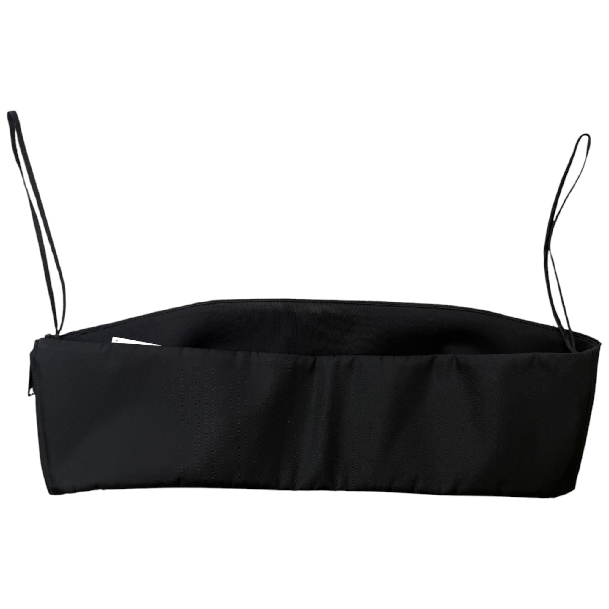 Women's Plaque Logo Crop Top Black Size IT 44 / UK XS