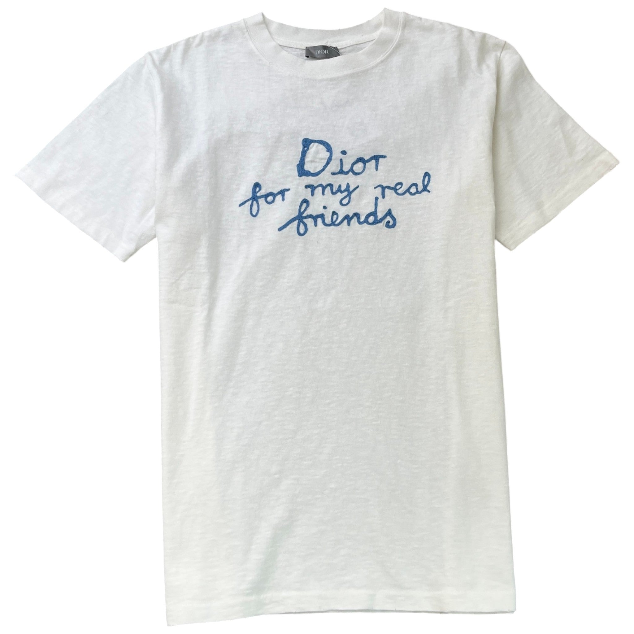 Men's X Hylton Nel Embroidered Logo T-Shirt White Size M