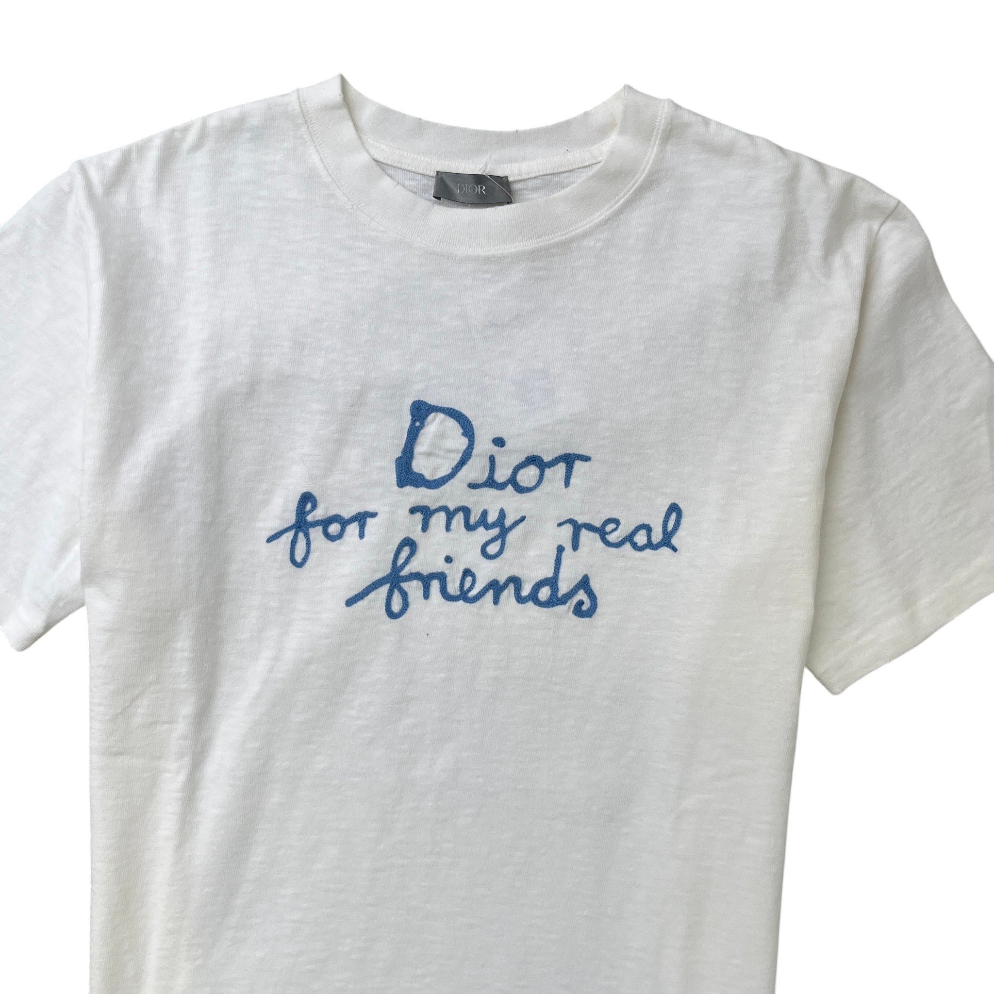 Men's X Hylton Nel Embroidered Logo T-Shirt White Size M