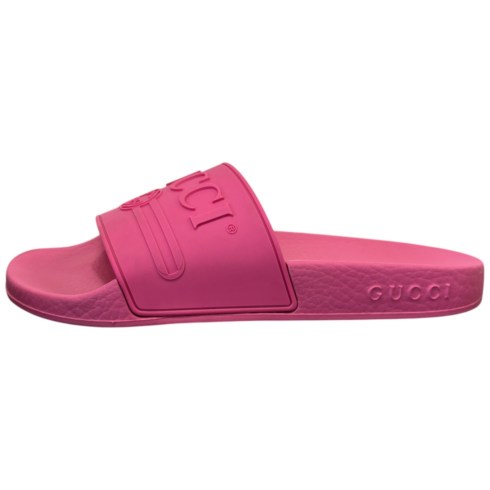 Women's Logo Print Slides Pink Size EU 35 / UK 2
