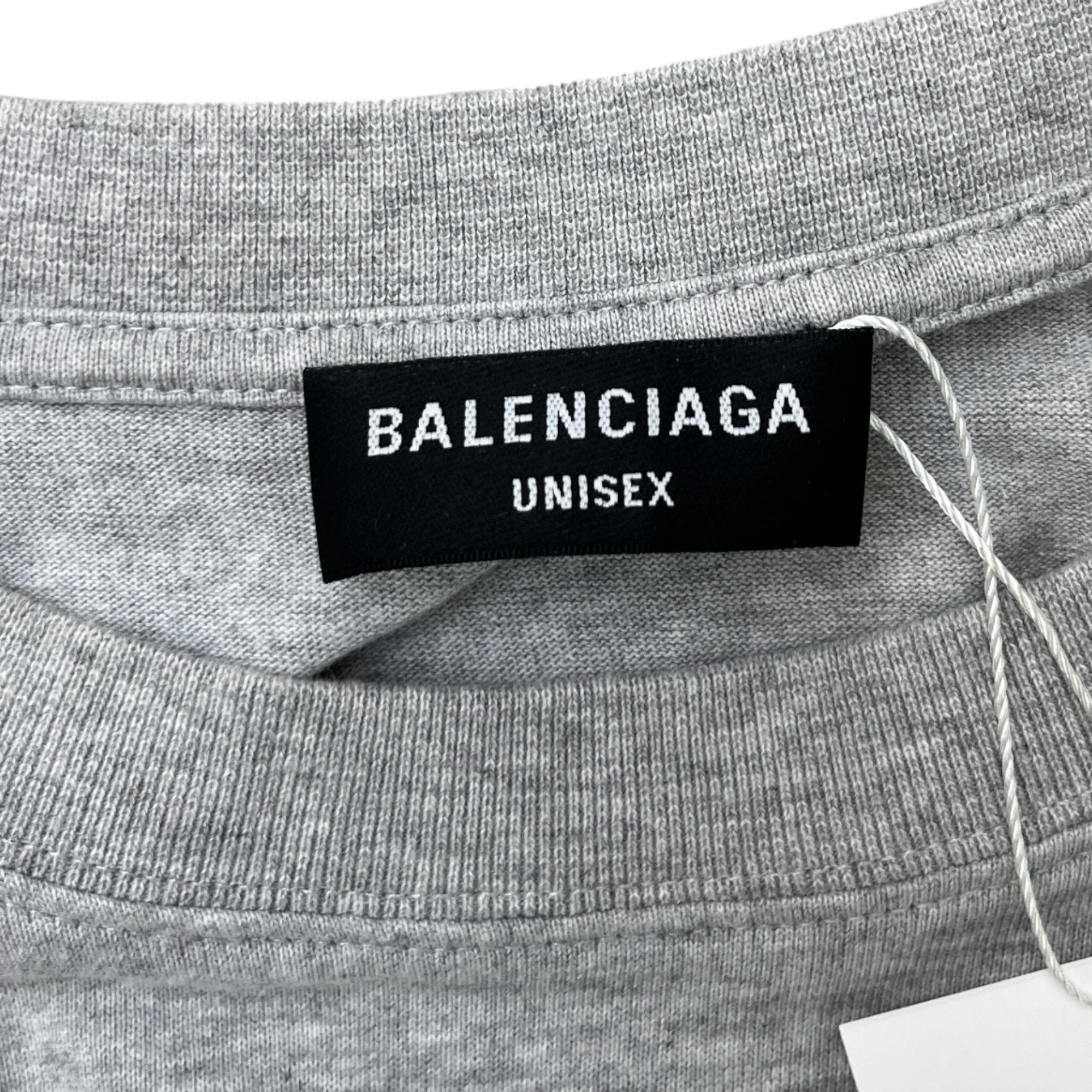 Men's Cities London Logo Print T-Shirt Grey Size M