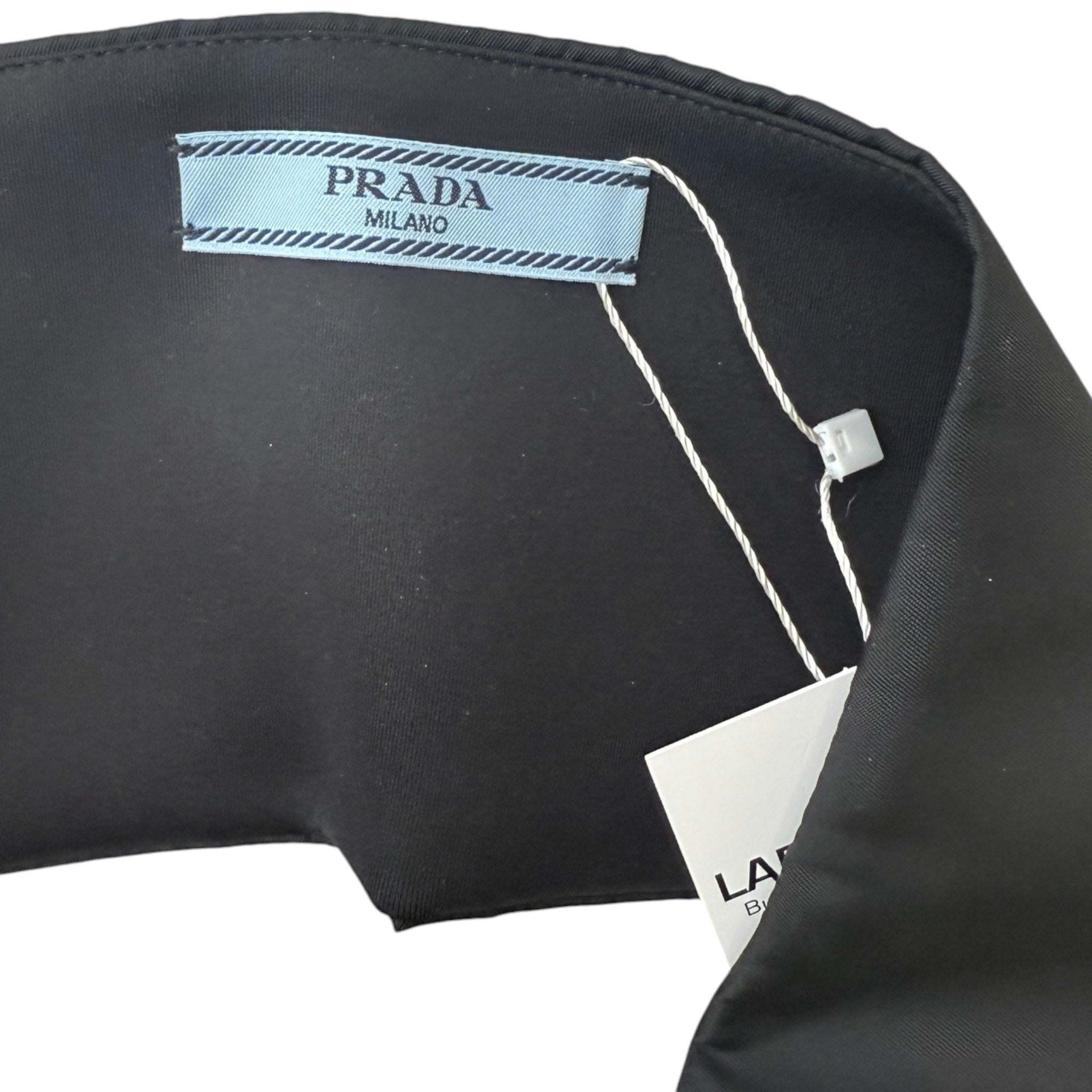 Women's Plaque Logo Crop Top Black Size IT 44 / UK XS