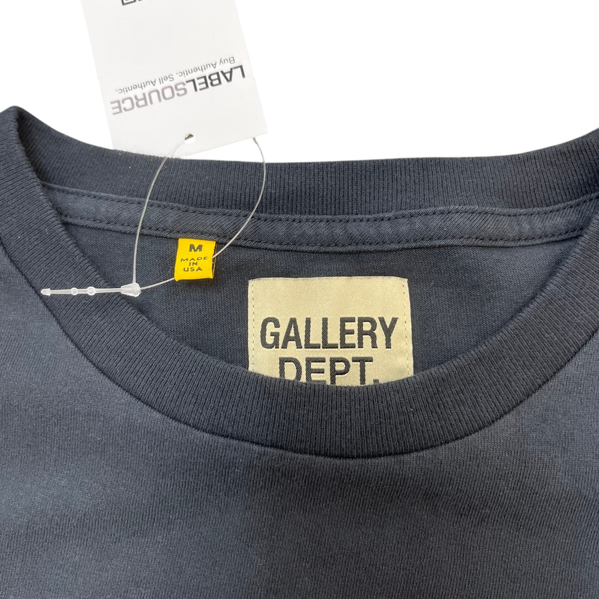 Men's Logo Print T-Shirt Navy Size M