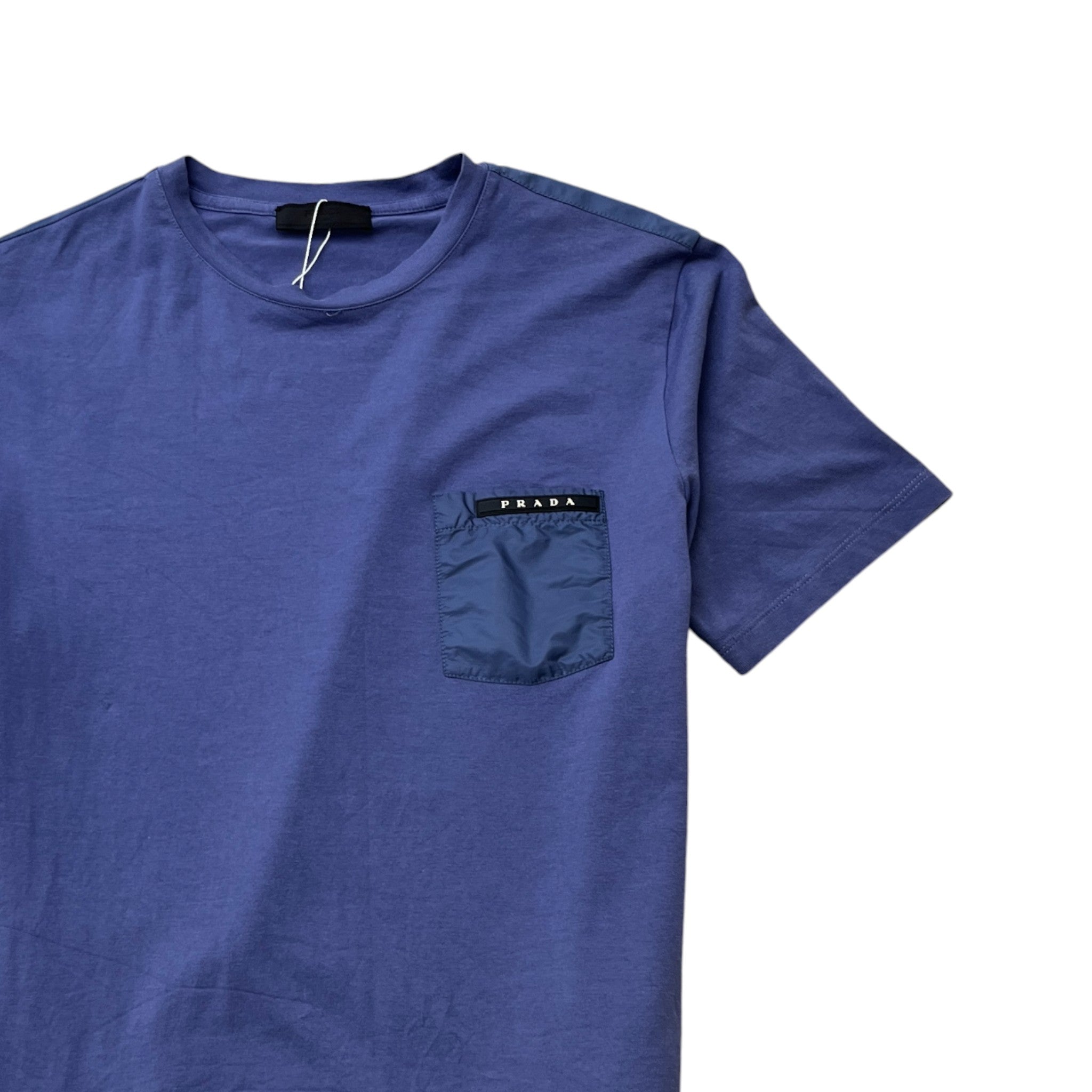 Men's Pocket Tab Logo T-Shirt Purple Size M