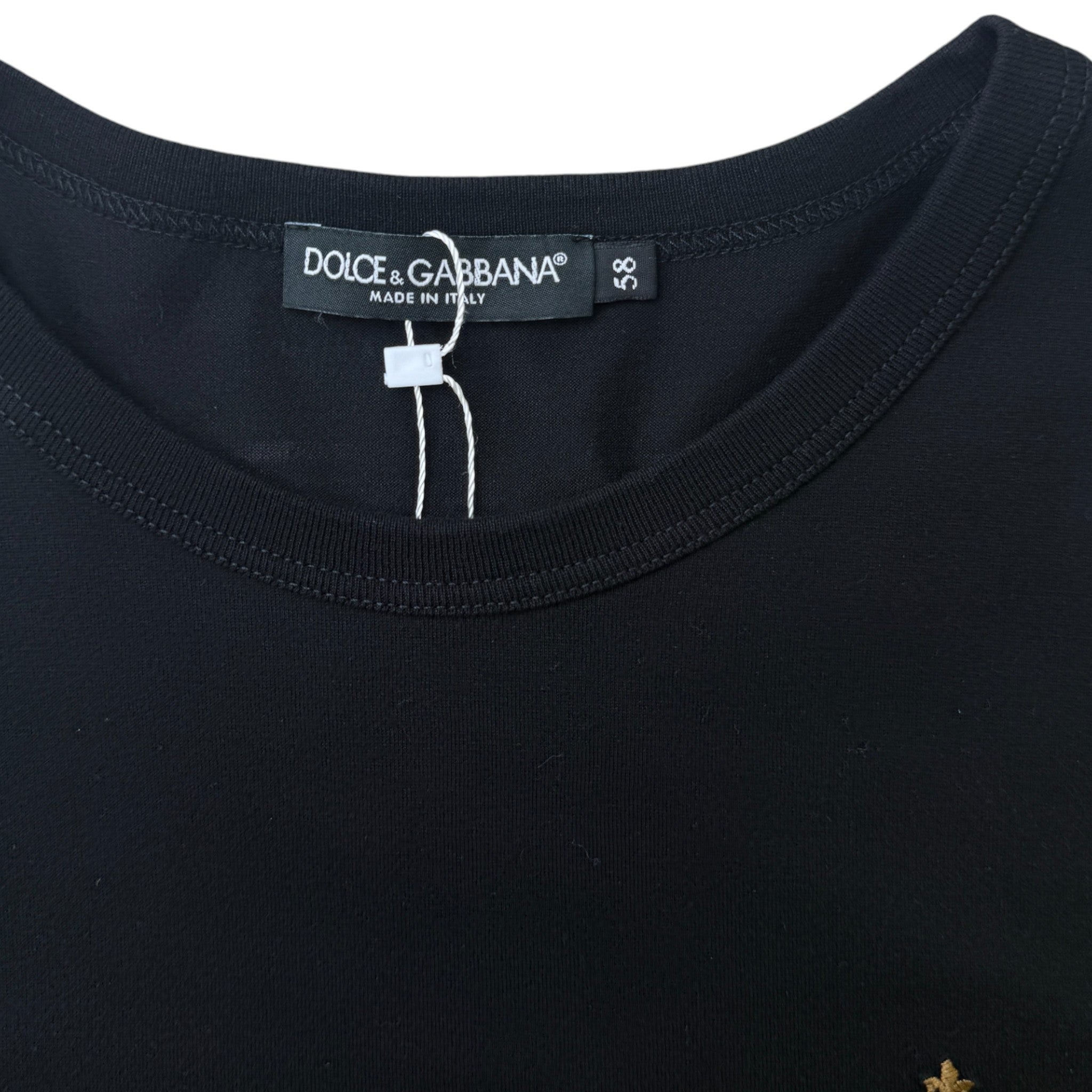Men's Bee Crown Logo T-Shirt Black Size XXXL
