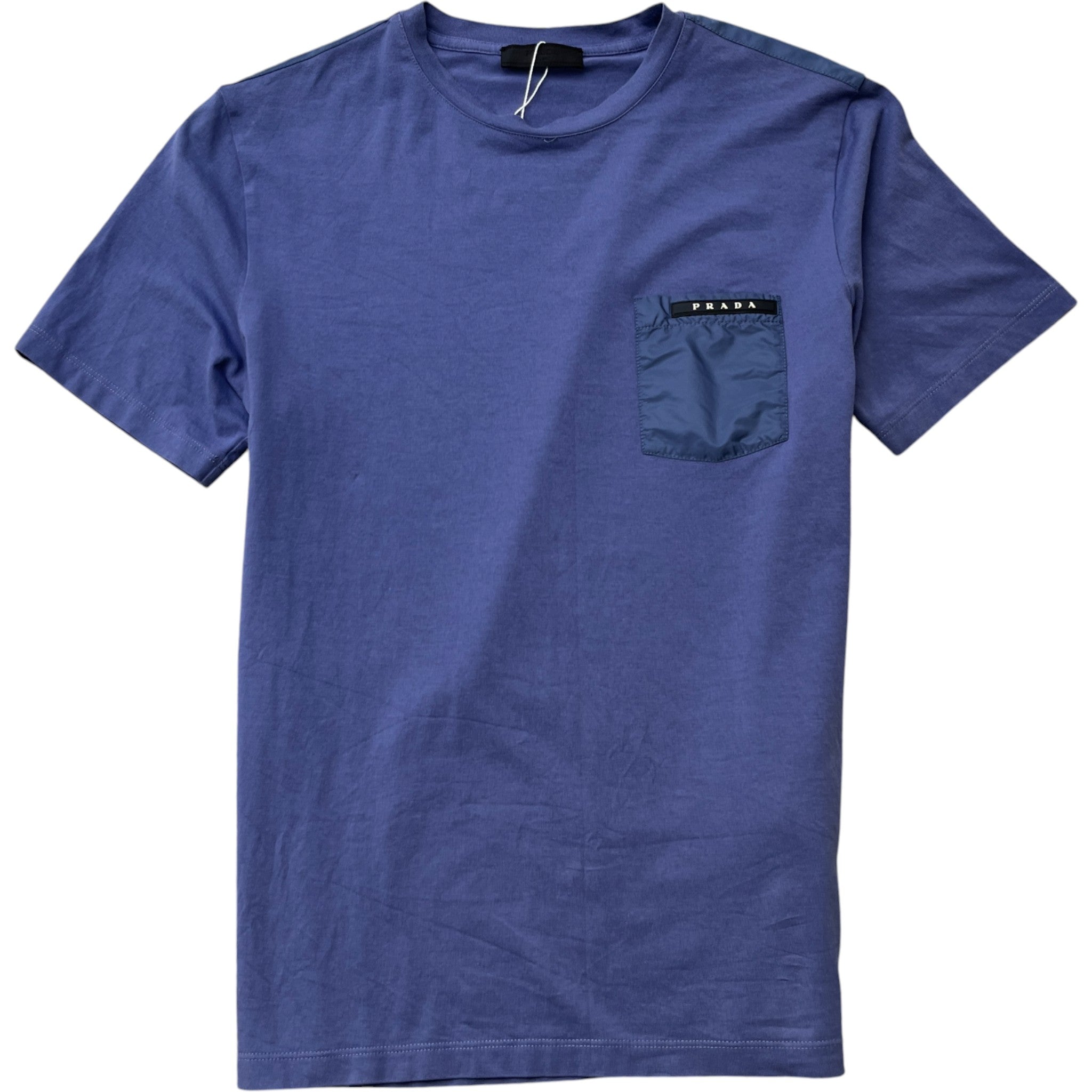 Men's Pocket Tab Logo T-Shirt Purple Size M