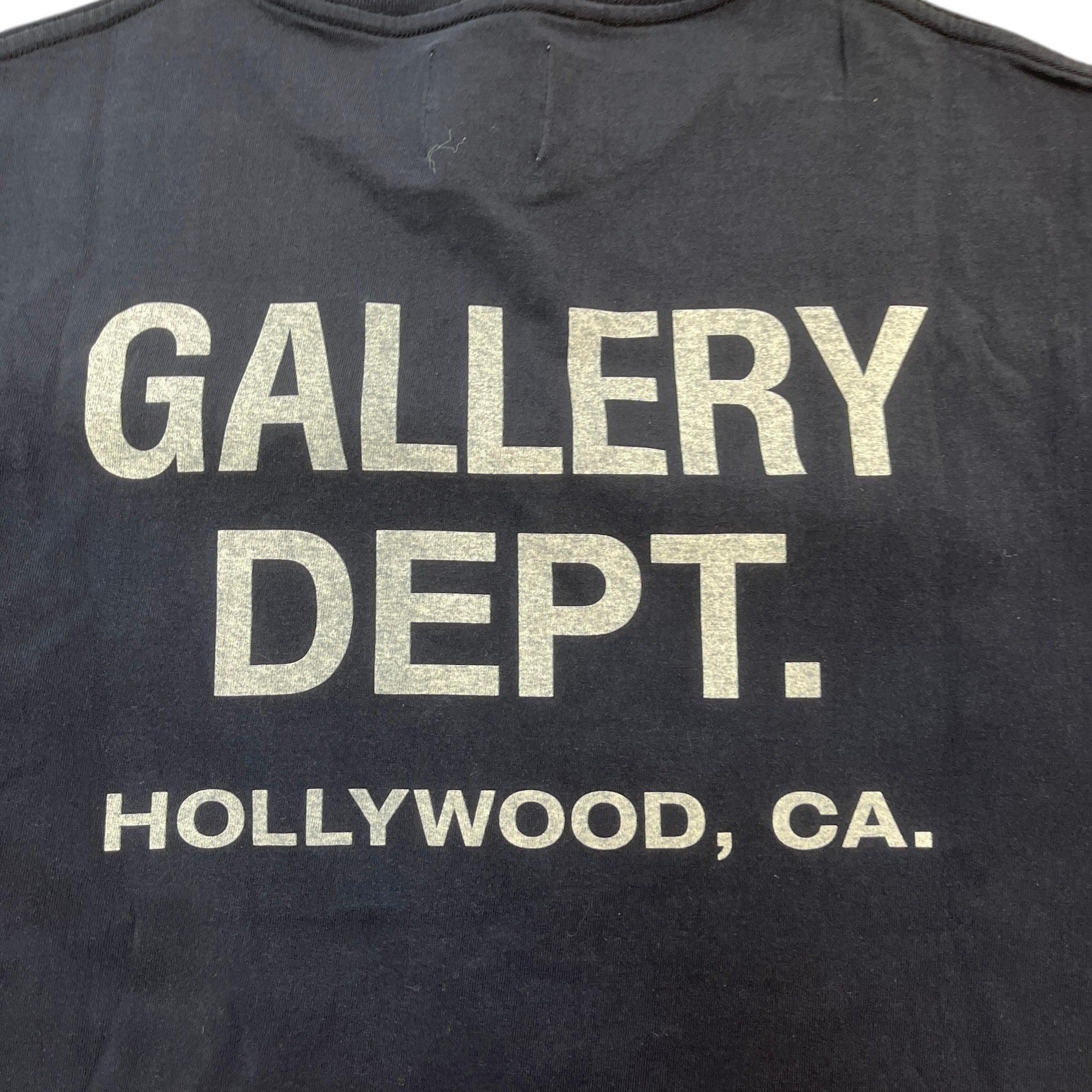 Men's Logo Print T-Shirt Navy Size M