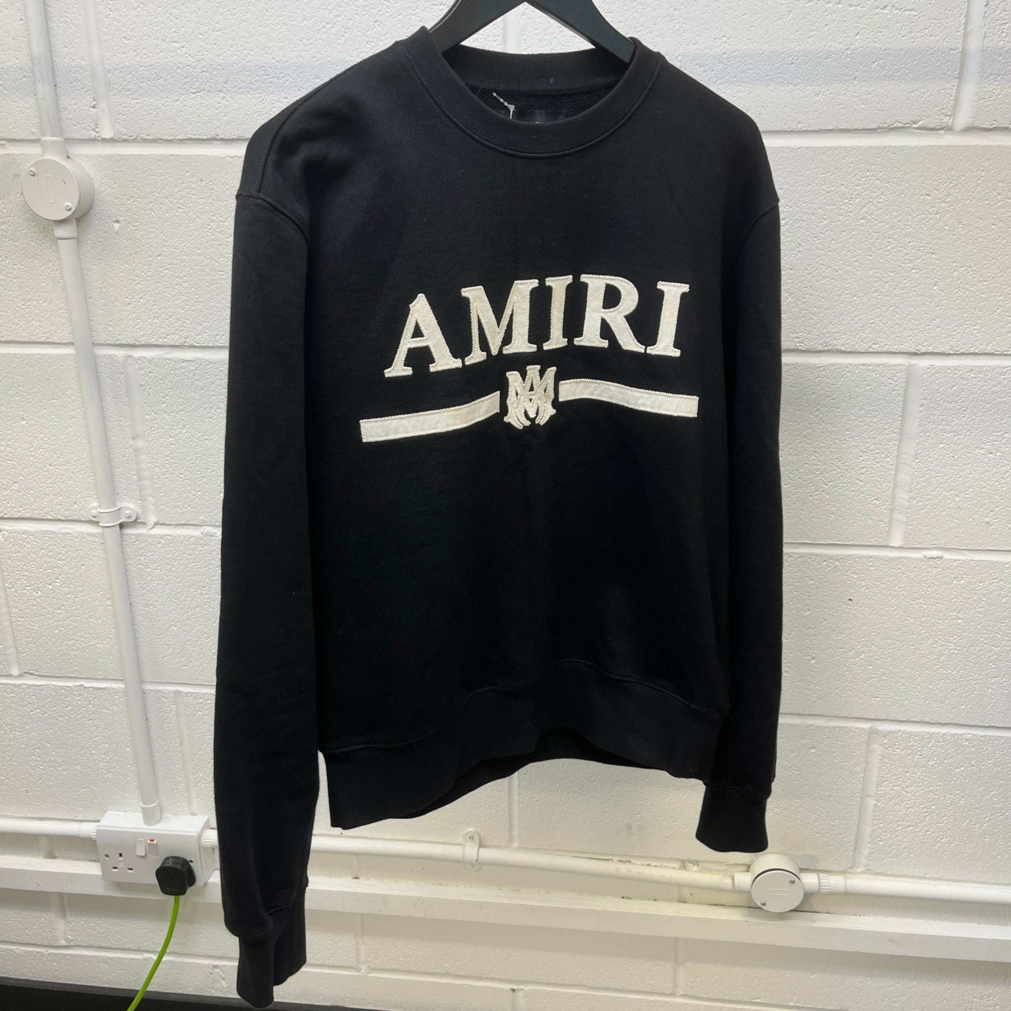 Men's Ma Bar Logo Sweatshirt Black Size M